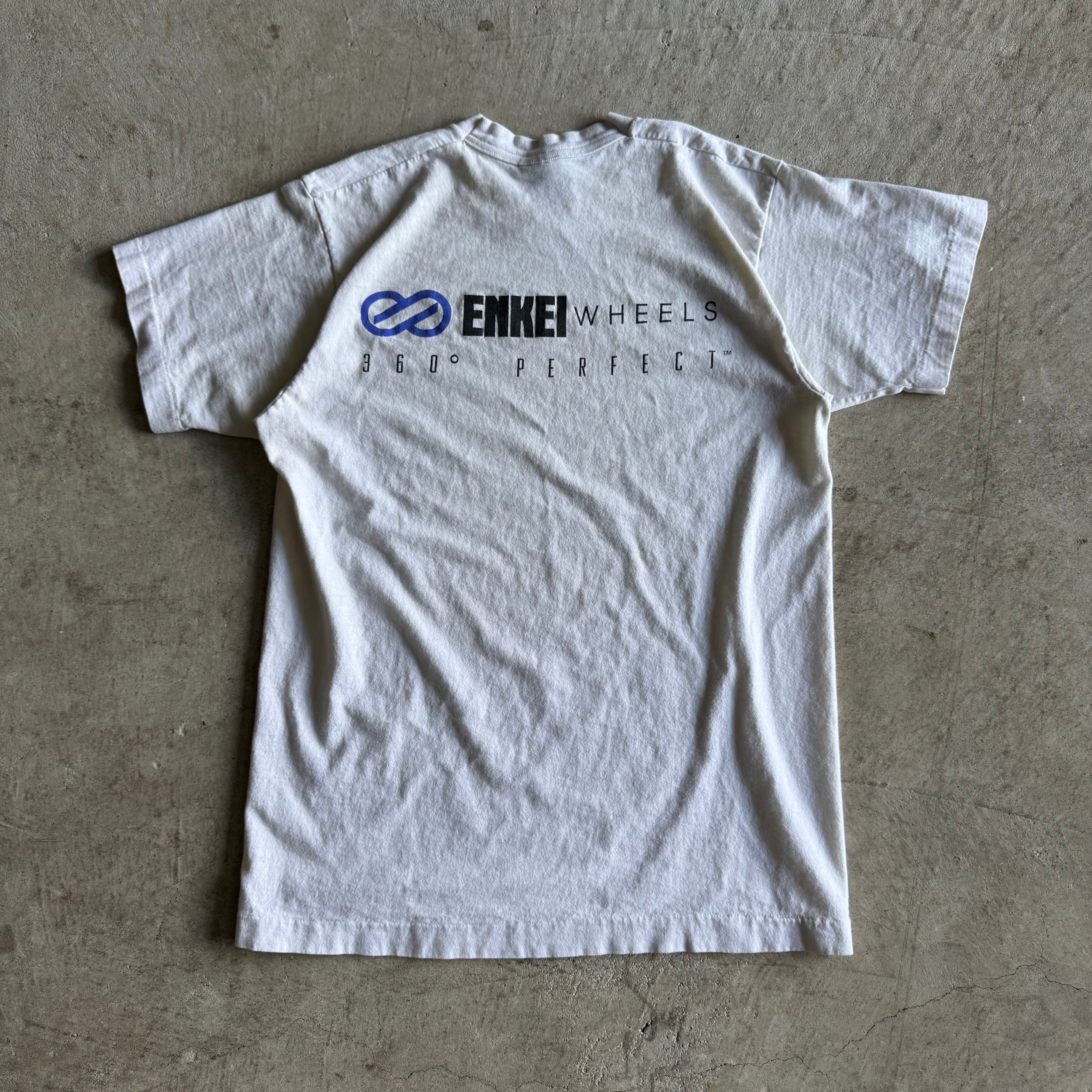 Vintage 90s Enkei Wheels 360 Perfect T Shirt Size Medium