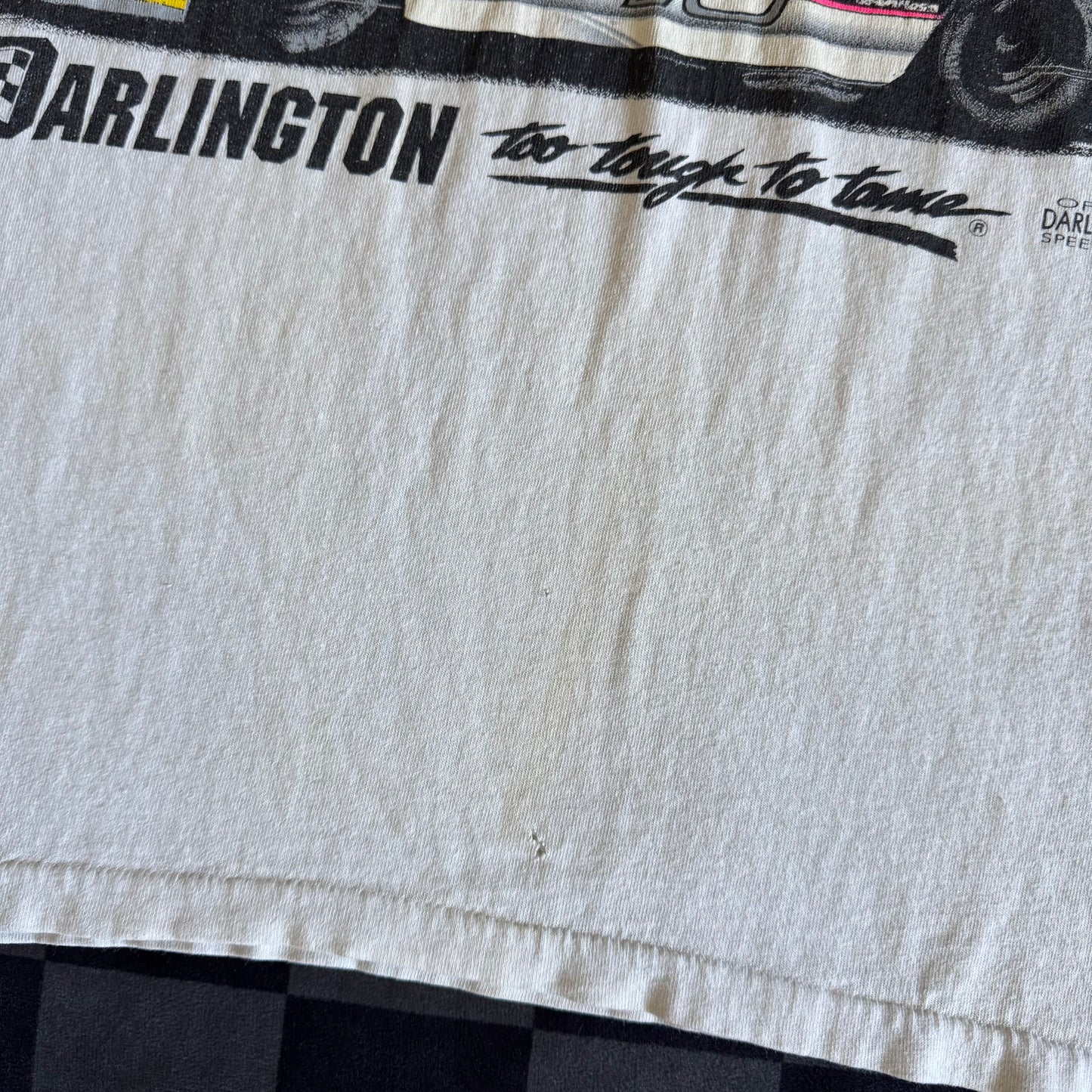 Vintage 1994 Darlington Raceway Speedwear White T Shirt Size Large