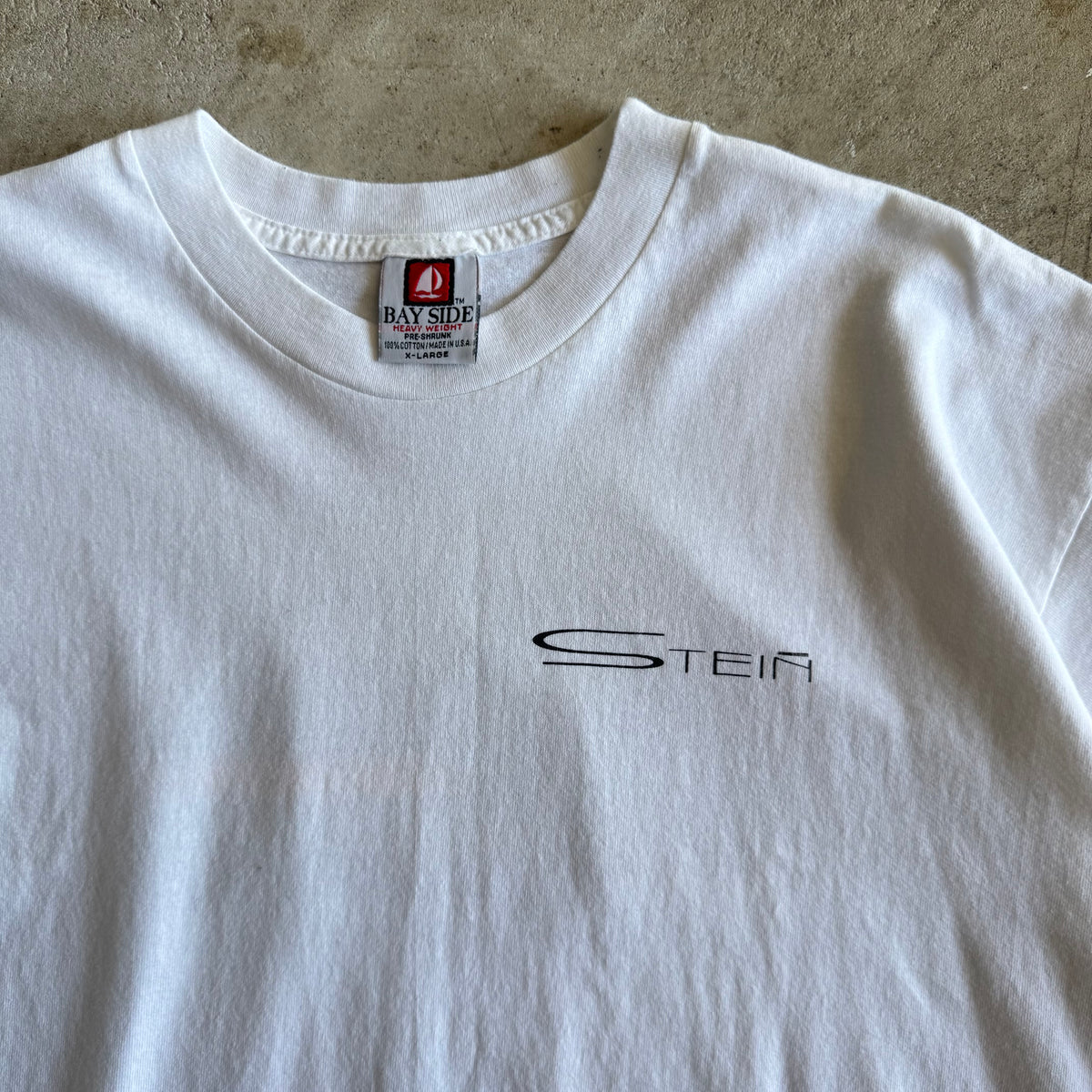 90s Porsche Stein Titanium Carrera S White T Shirt (XL)