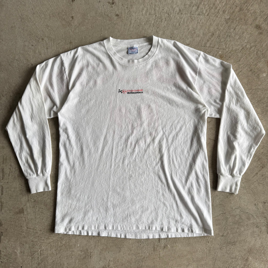 90s Dodge Motorsports White Longsleeve Shirt (XL)