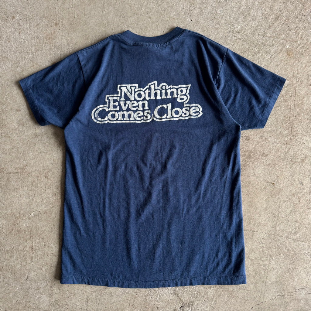 80s Porsche Nobody's Perfect '83 Results Navy T Shirt (M)