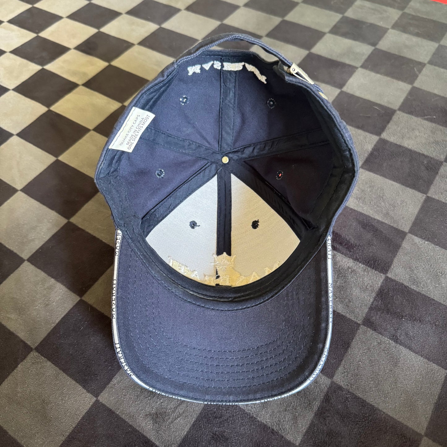Vintage Maserati Navy Strapback Hat Cap