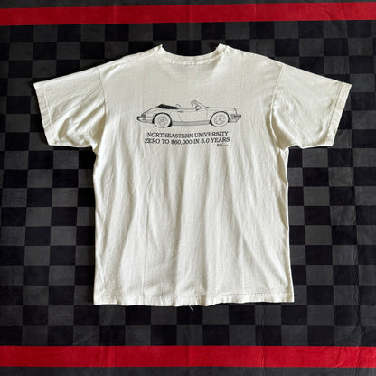 Northeastern Porsche 911 $0-60K White T Shirt
