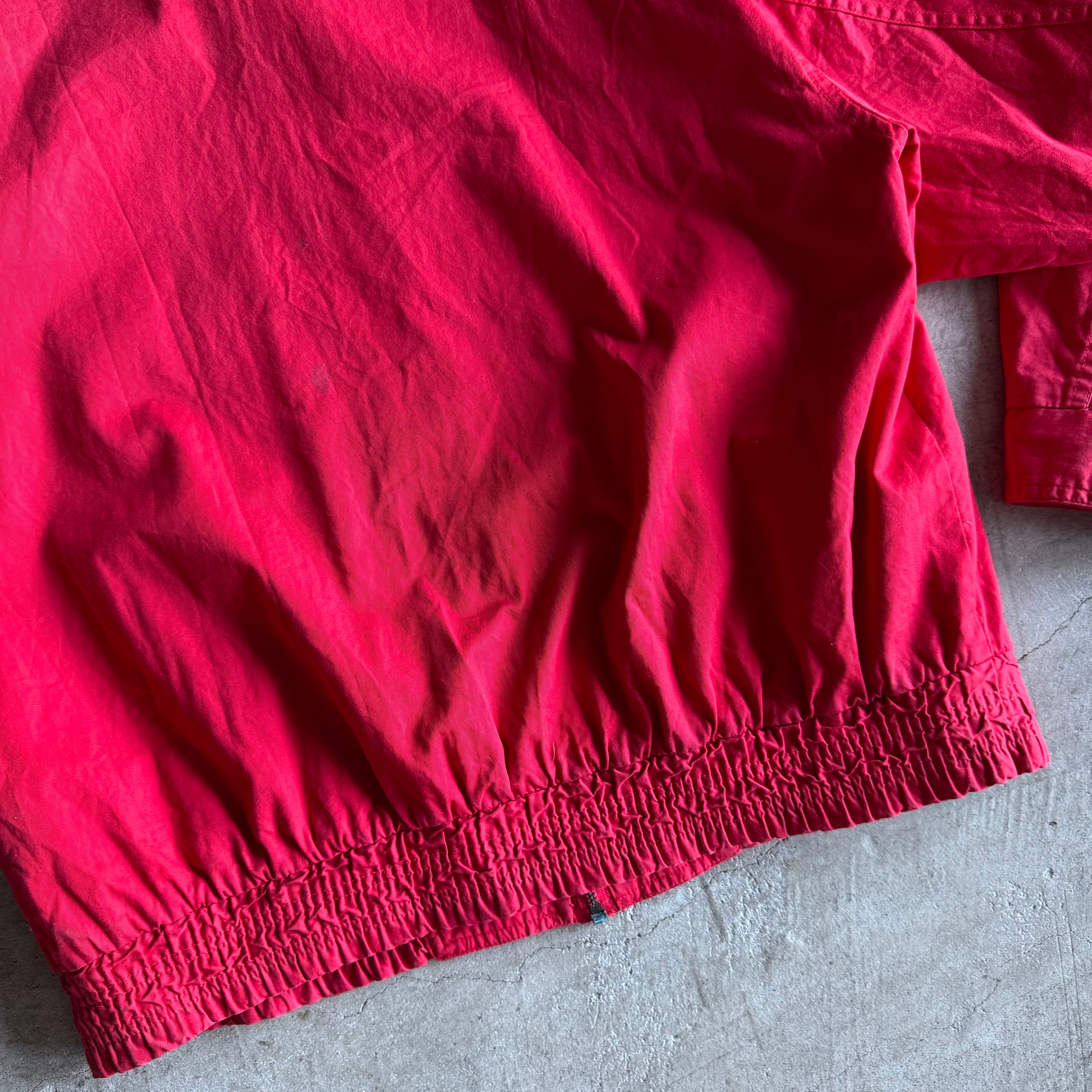 90s BBS Motorsport Ferrari Scuderia Red Coach Jacket (L)