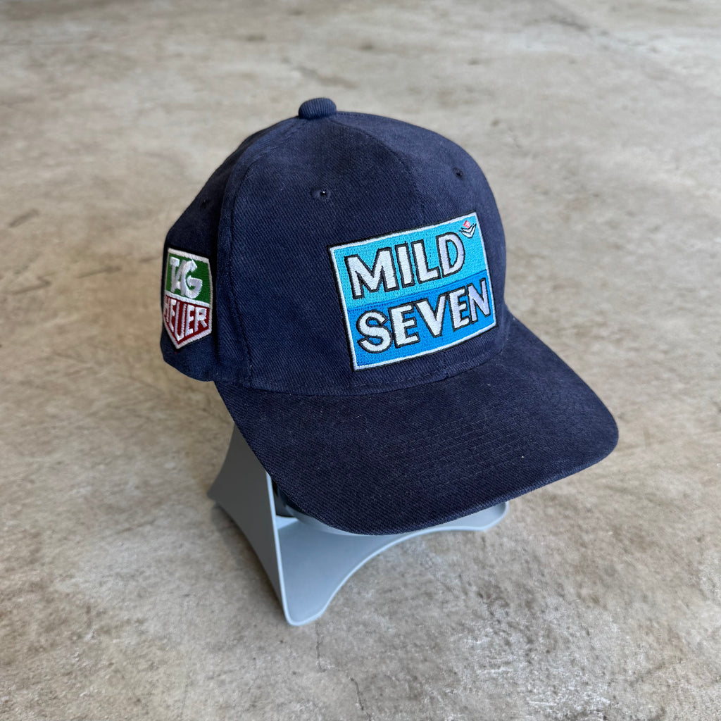 2000s Mild Seven Tag Heuer F1 Racing Adjustable Navy Strapback Hat