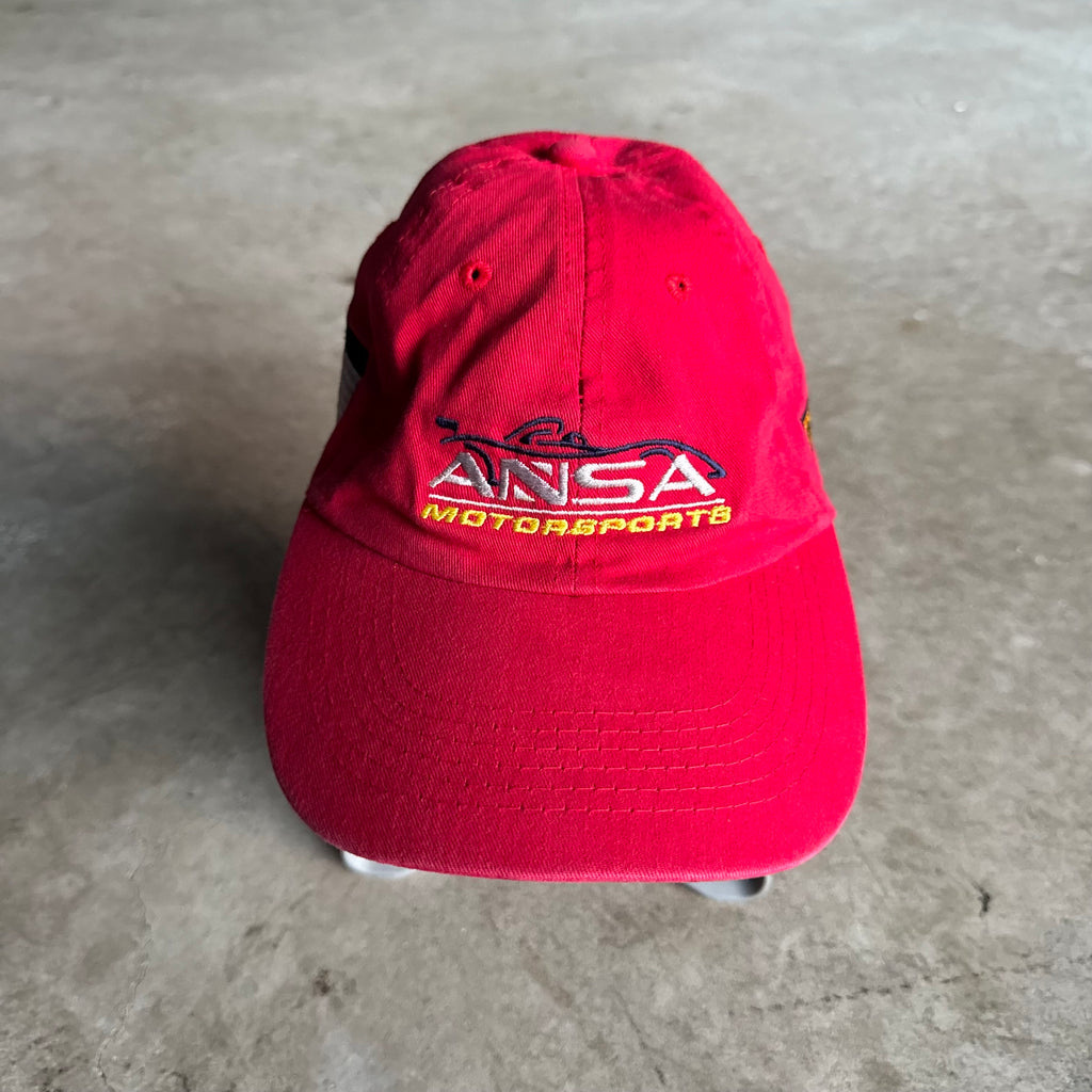 2012 ANSA Motorsports Porsche GT3 Cup Challenge Red Adjustable Strapback Hat