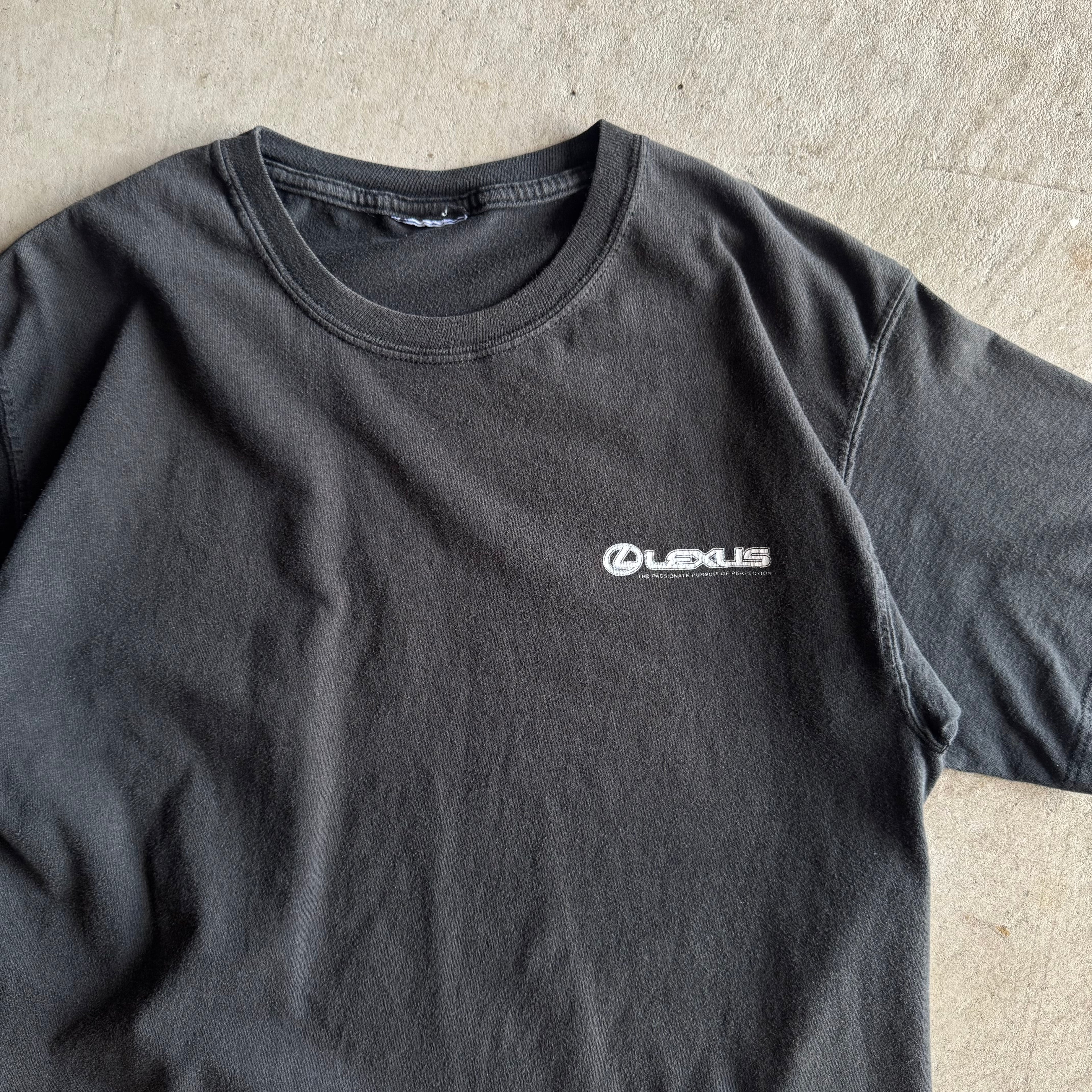 2000s Team Lexus IS300 Grand AM Cup Car Black T Shirt (L)