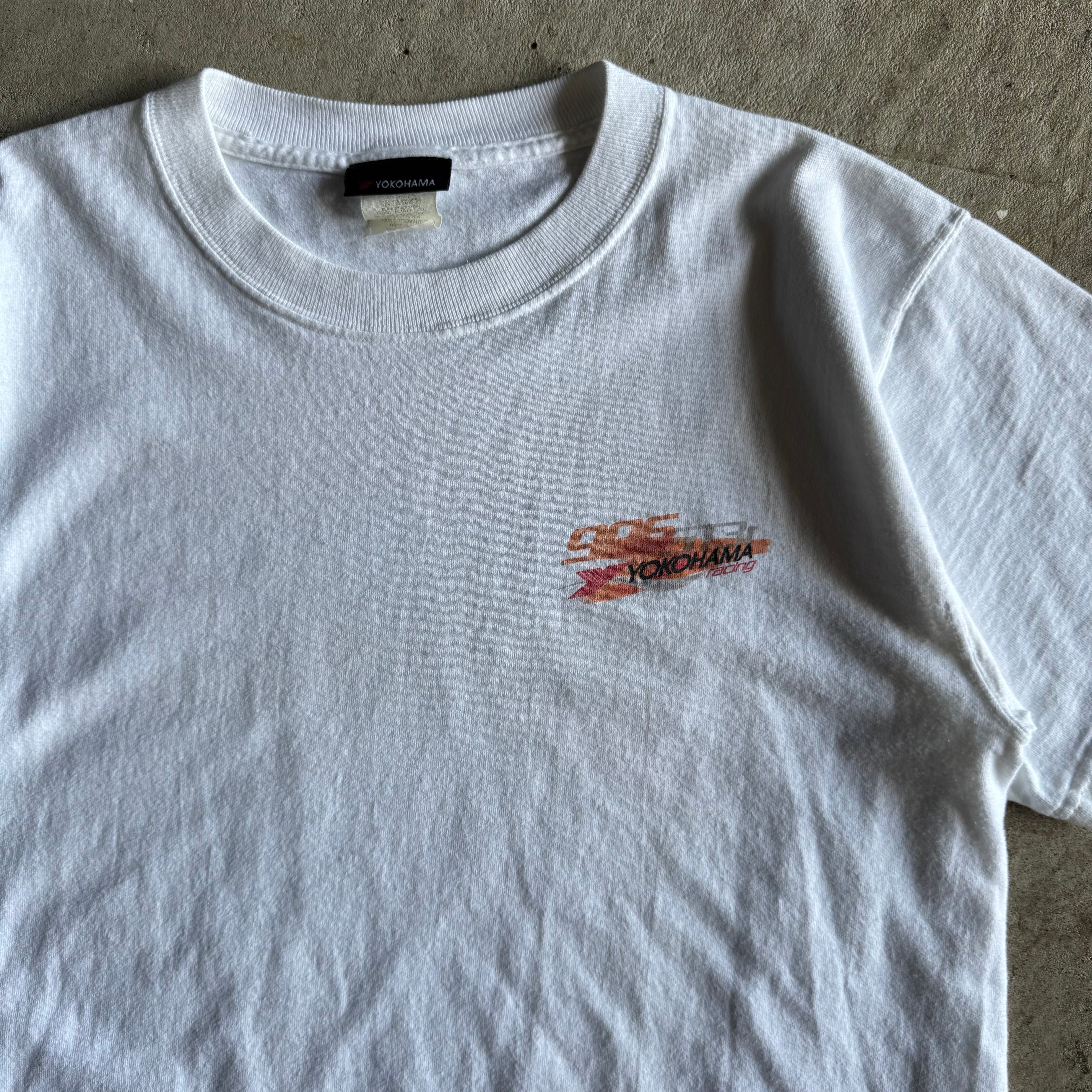 90s Yokohama Porsche 996 GT3R White T Shirt (M)
