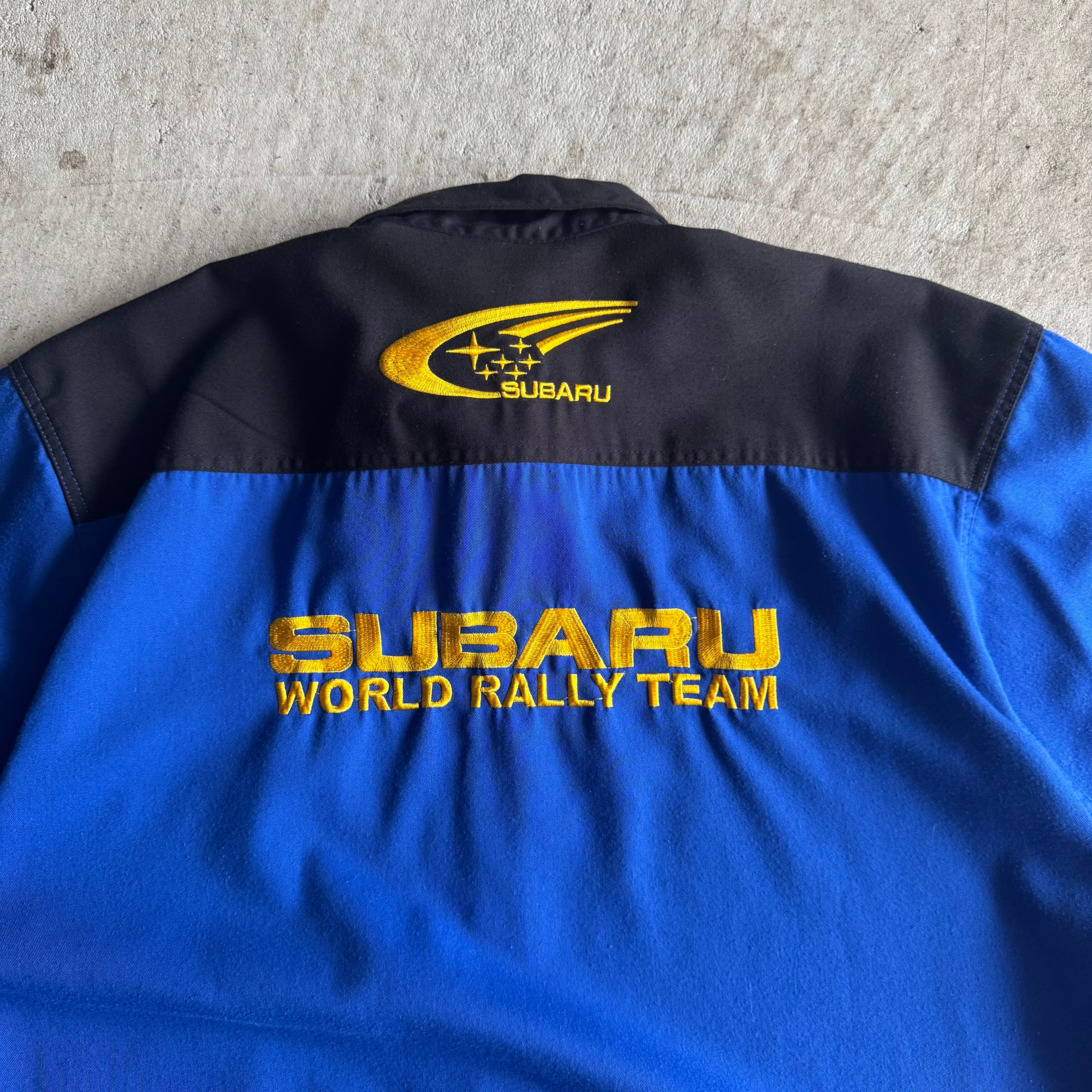 90s Subaru World Rally Team Button Up Shirt (XL)