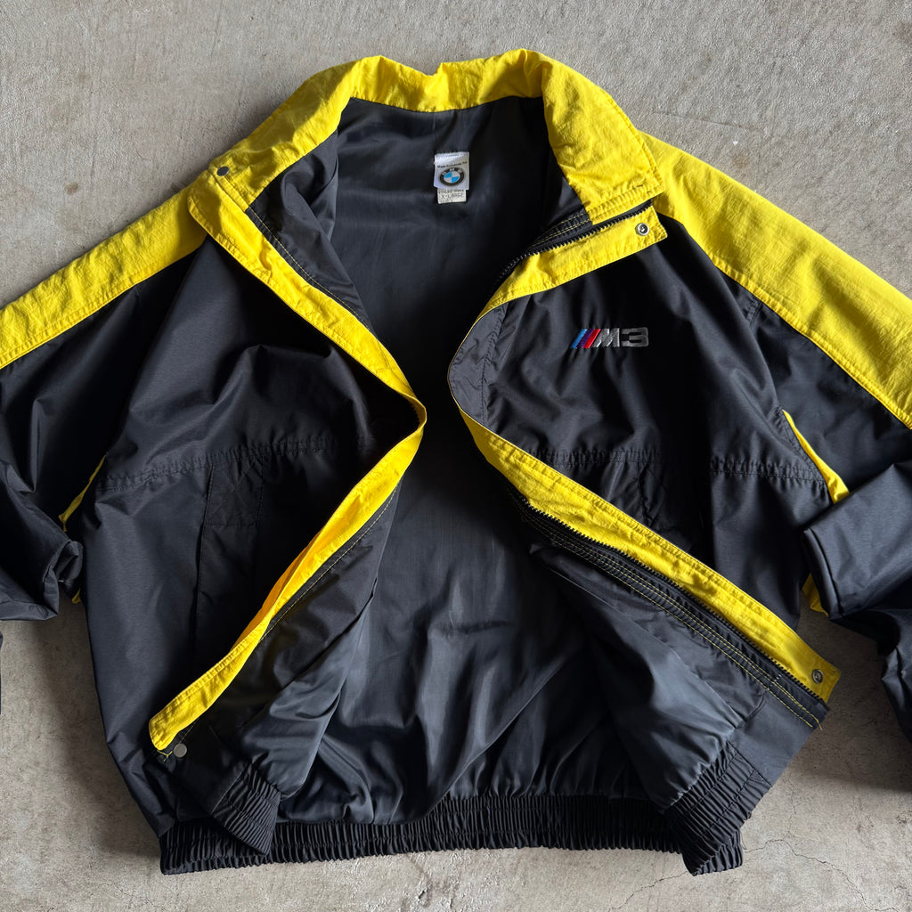 90s BMW M3 Motorsport Black Dakar Yellow Jacket (XL)