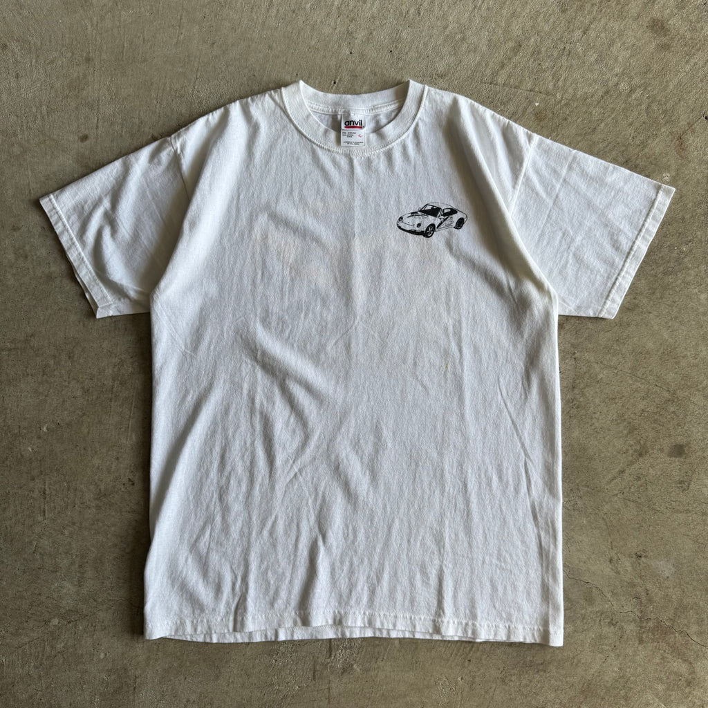 90s Porsche 993 Carrera Supercup White T Shirt (L)