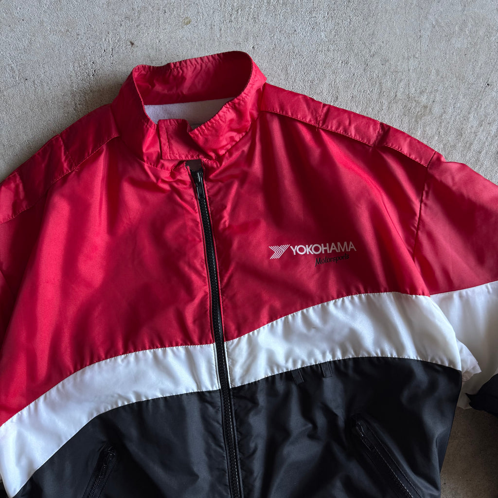90s Yokohama Motorsports Red Black Jacket (M)