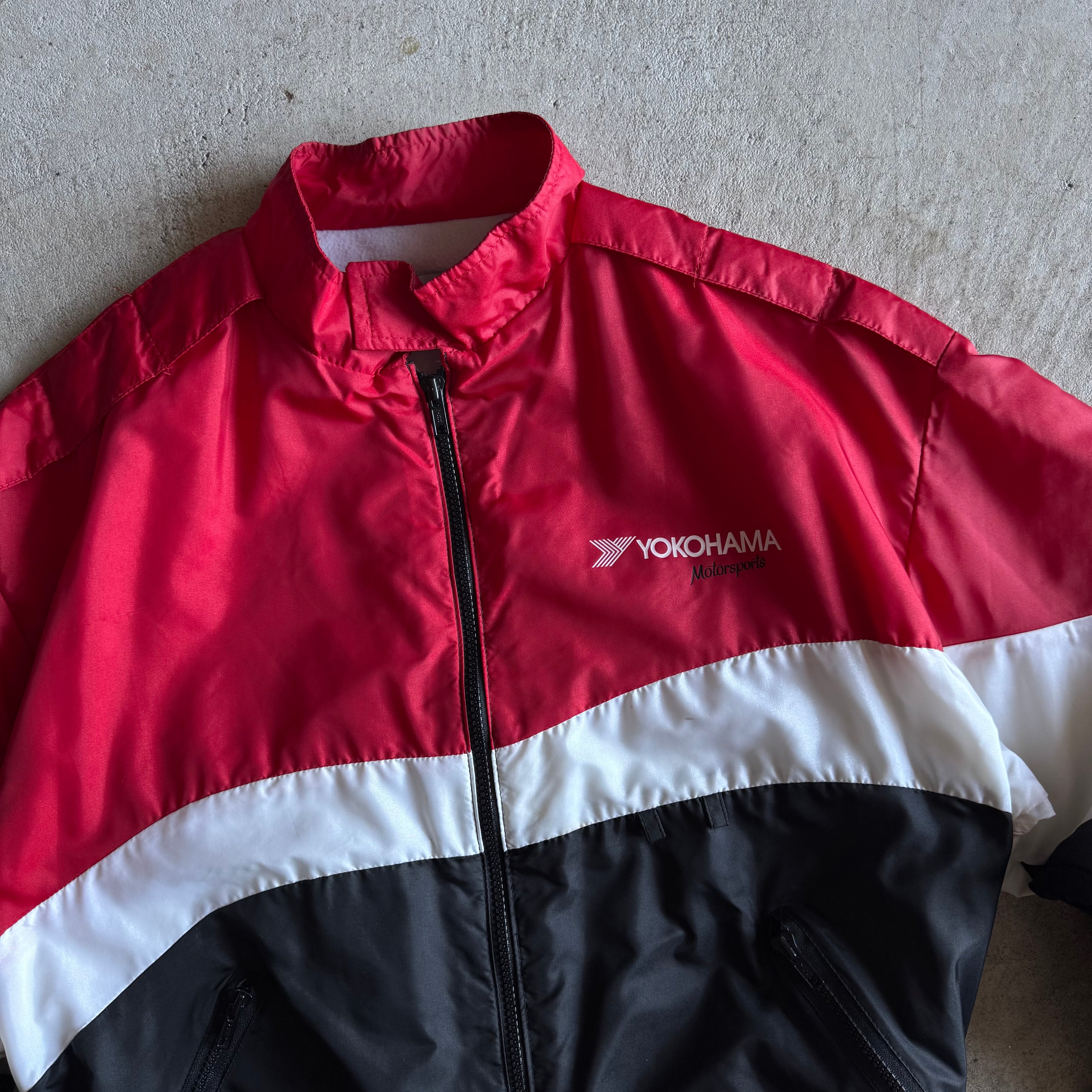 90s Yokohama Motorsports Red Black Jacket (M)