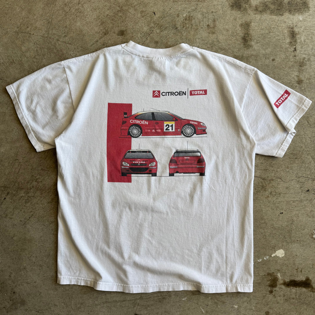 2000s Citreon Total Xsara WRC Rally Racing Team Shirt (XL)