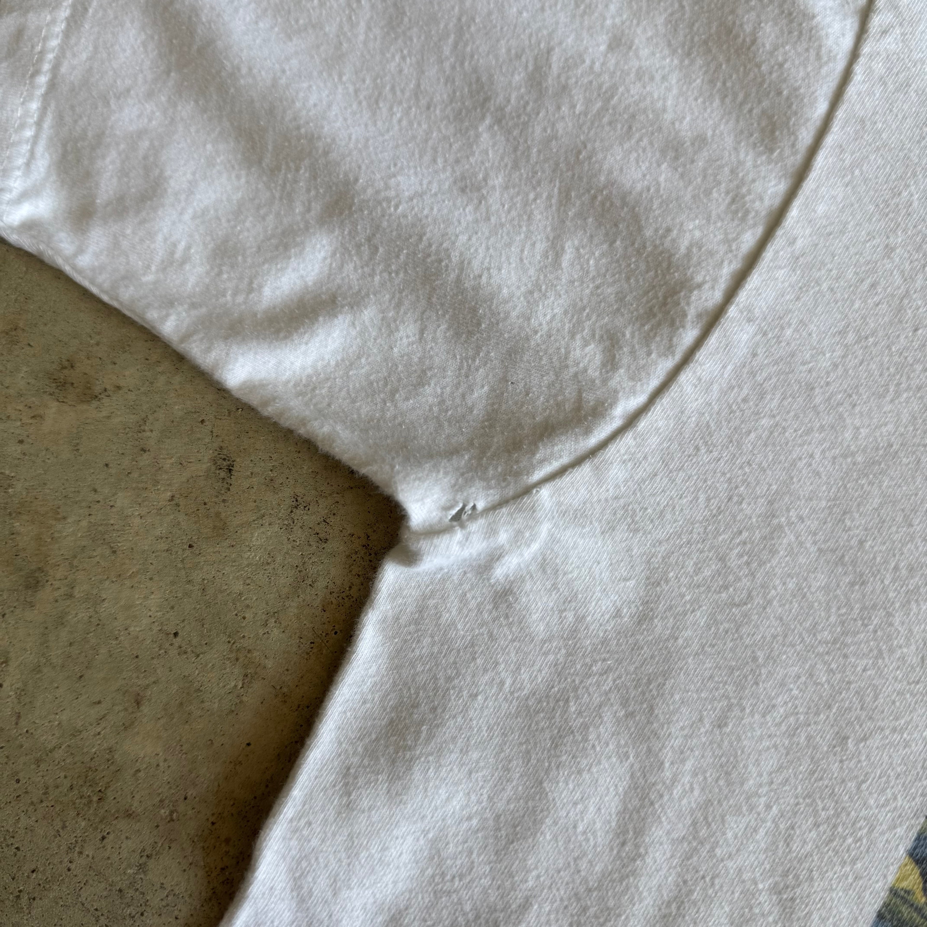 Vintage 90s Powered by BMW McLaren F1 Fina White T Shirt Size Large