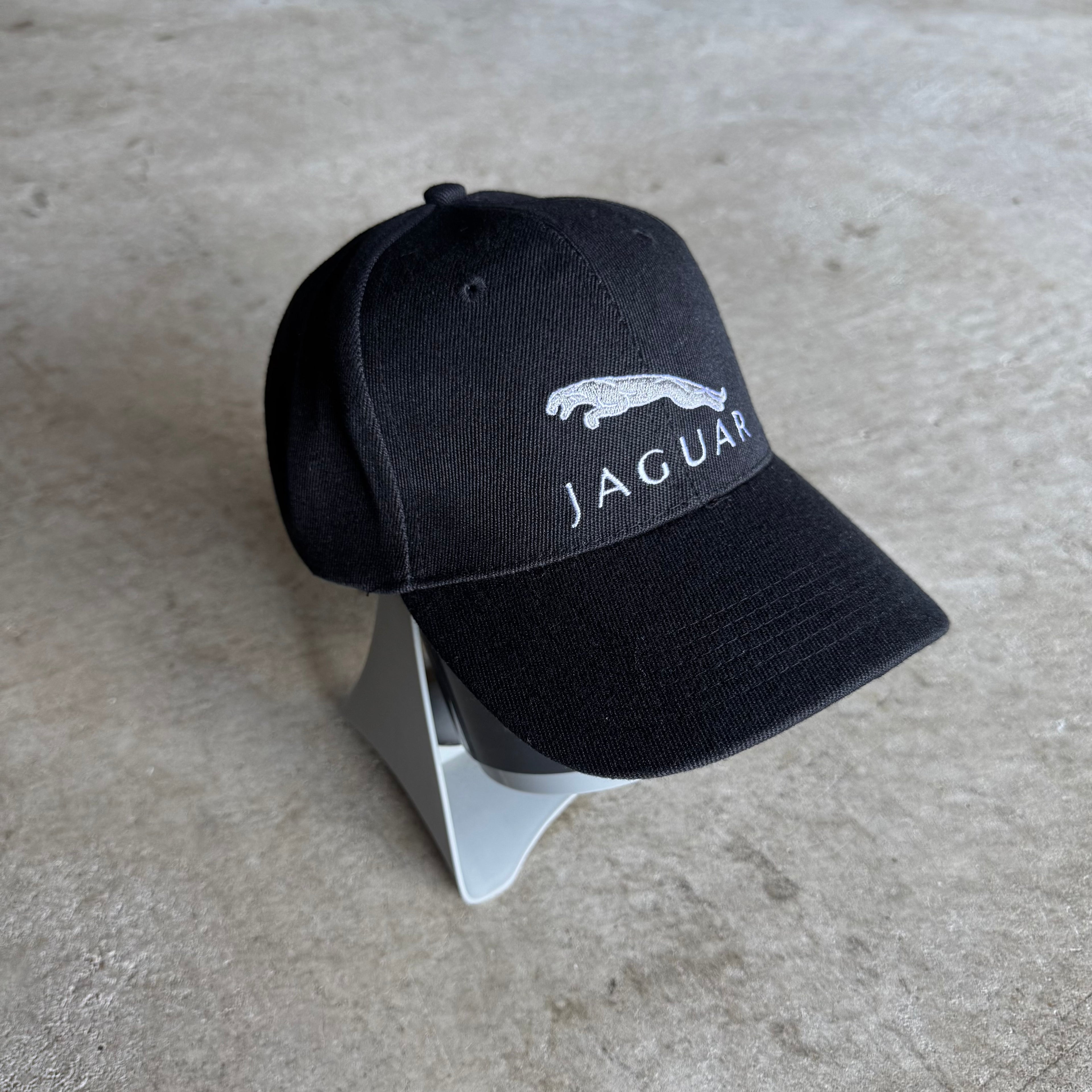 90s Jaguar Embroidered Black Cap Hat