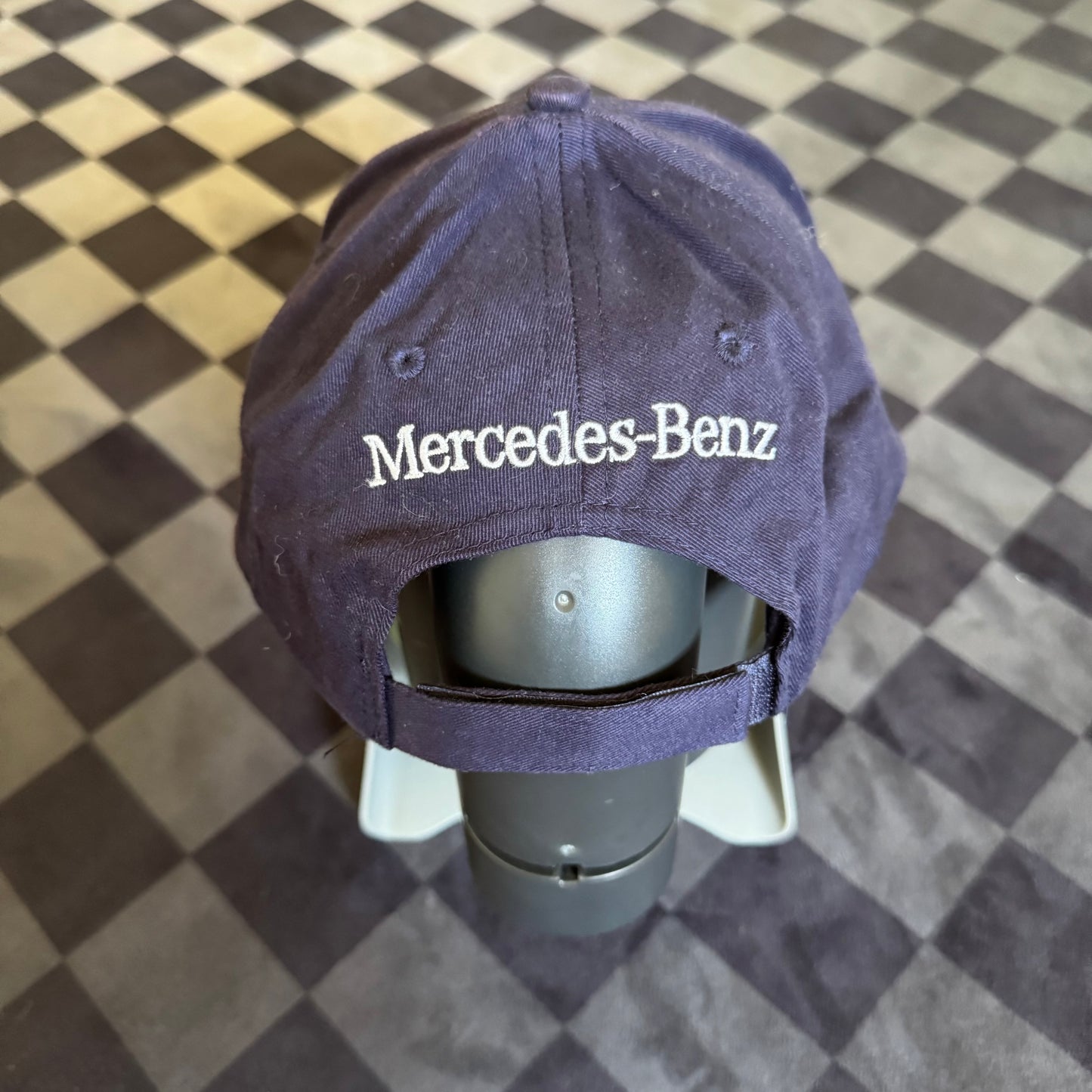 Vintage Mercedes Benz Star Navy Hat Cap