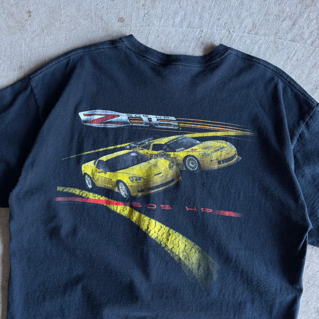 2000s Chevy Corvette Z06 Black T Shirt (XL)