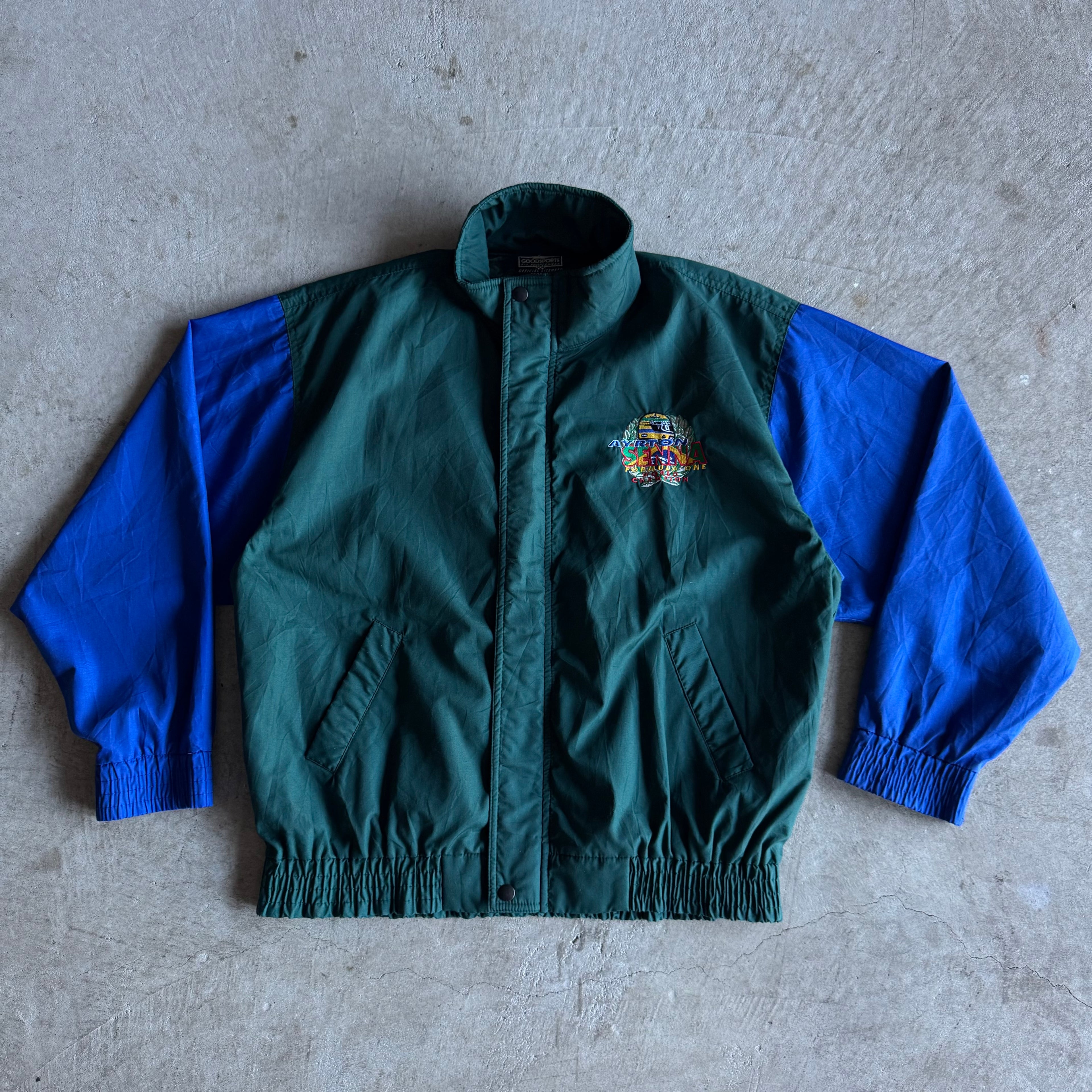 80s Ayrton Senna Formula 1 World Champion Jacket (L)