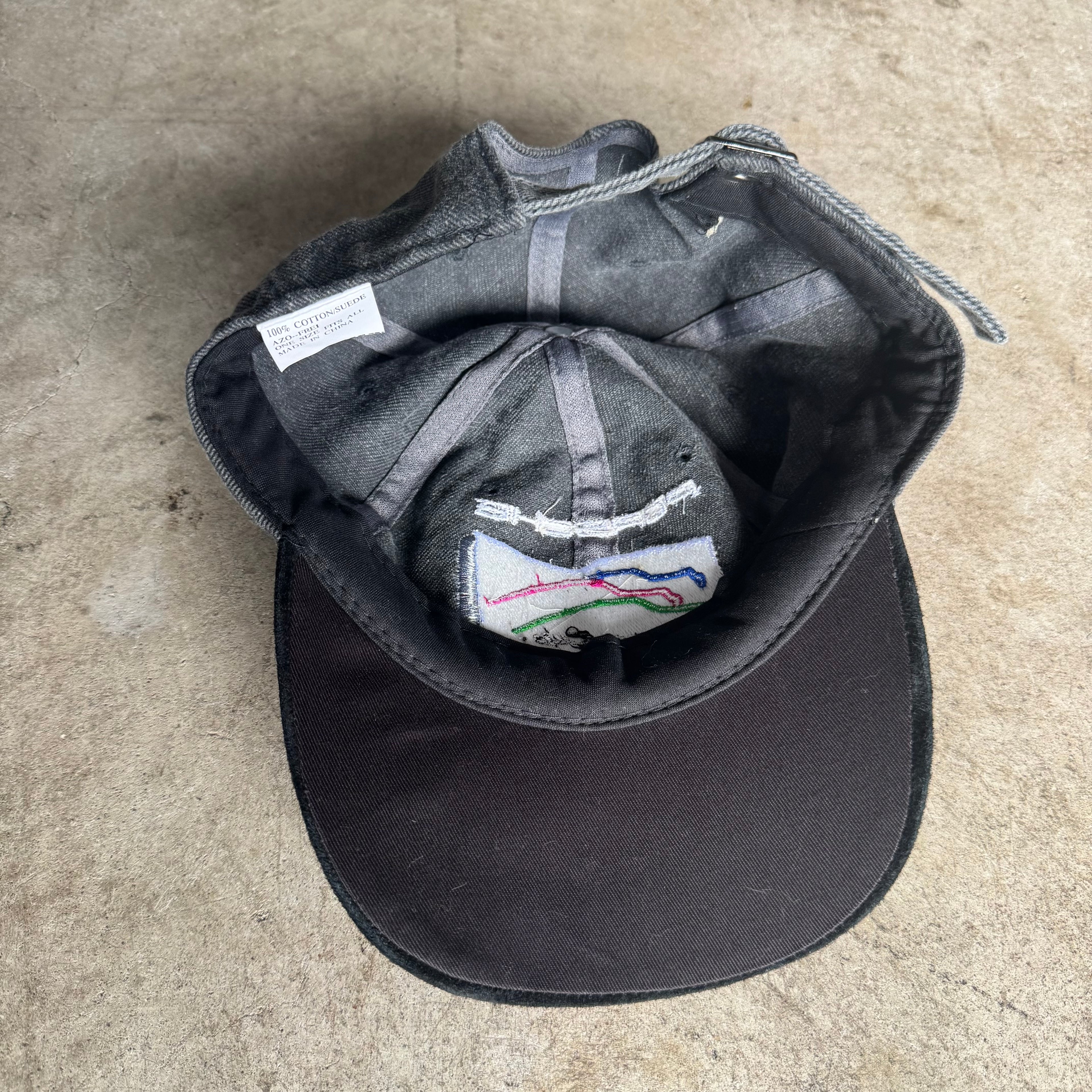 90s Porsche Carrera Cup Grey Adjustable Strapback Hat