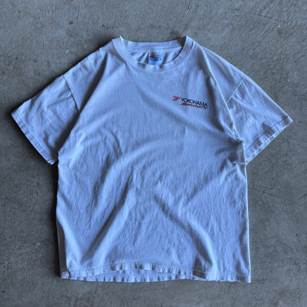 90s Yokohama Motorsports Brumos Porsche White T Shirt (L)