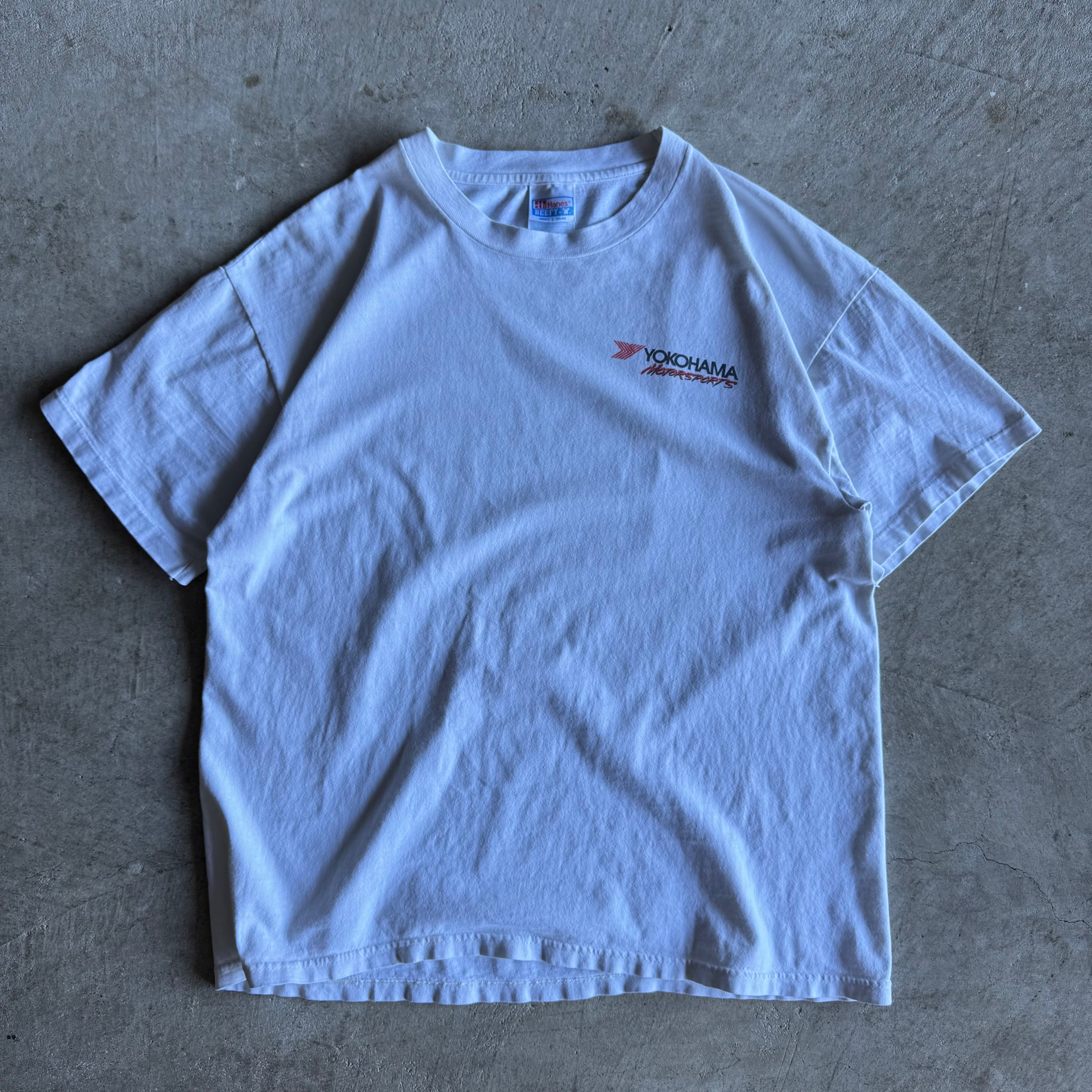 90s Yokohama Motorsports Brumos Porsche White T Shirt (L)