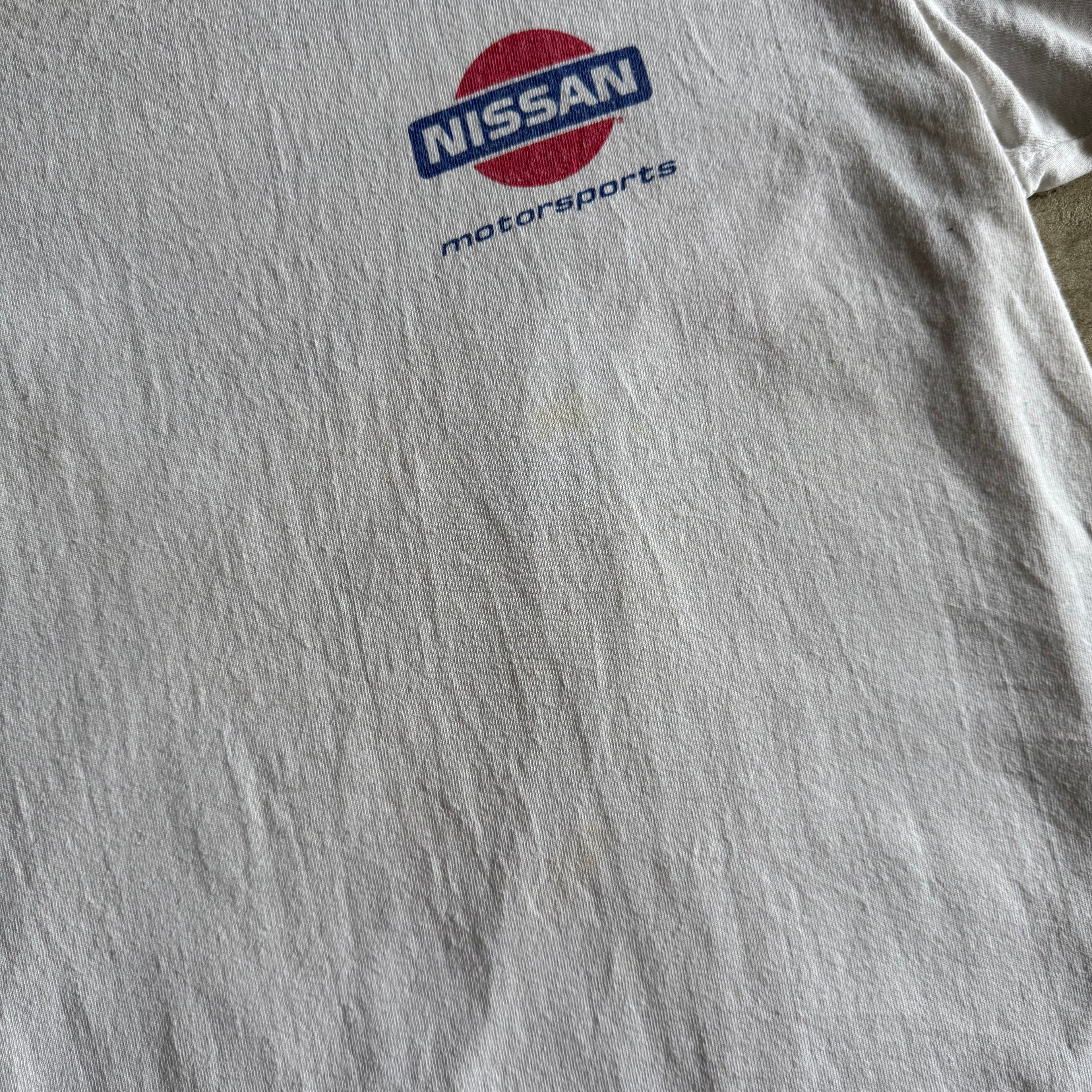 90s Nissan Motorsports IMSA GTP Champions White T Shirt (L)