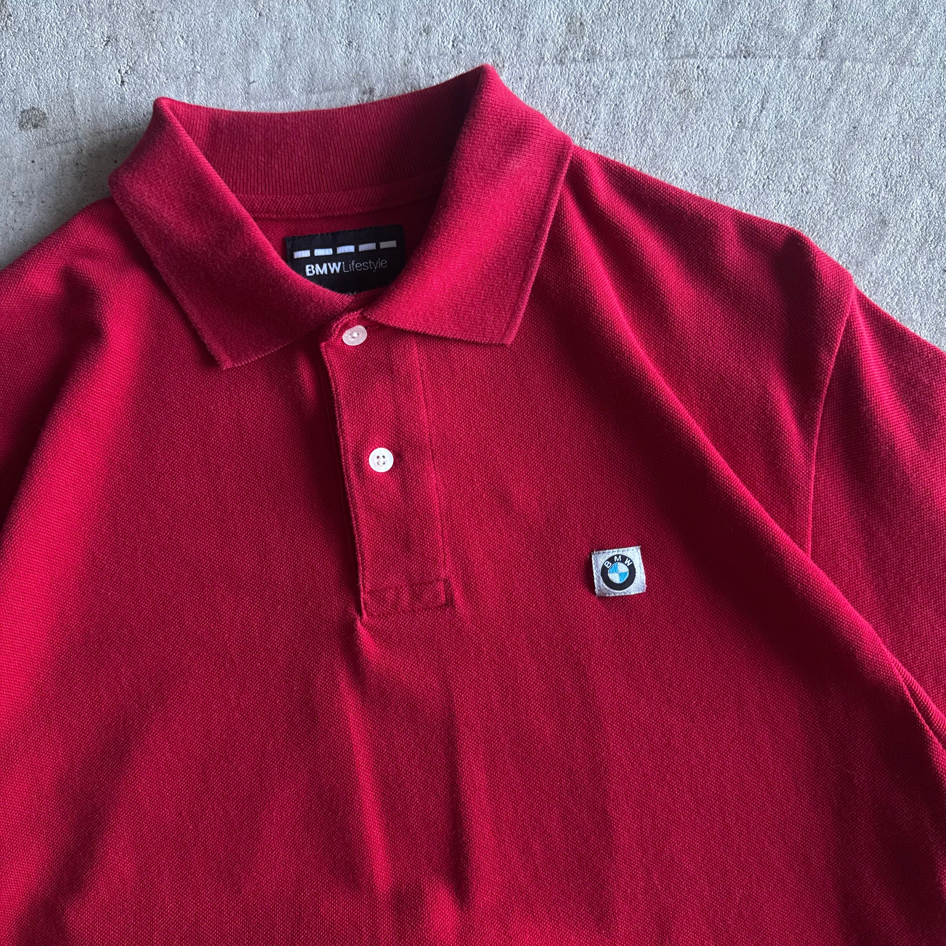Vintage 90s BMW Lifestyle Small Patch Polo Shirt (M)