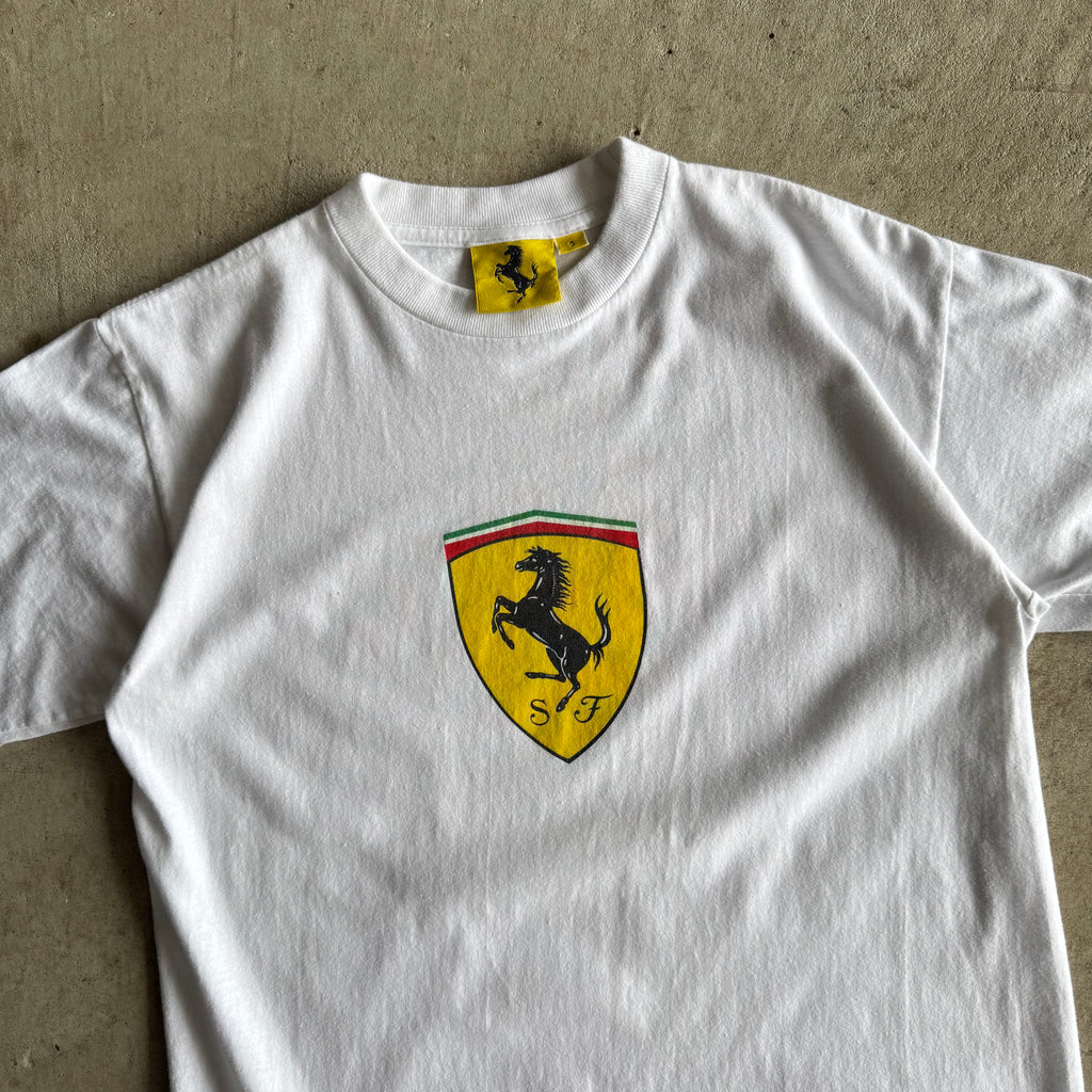 1996 Ferrari Scuderia Shield White T Shirt (S)