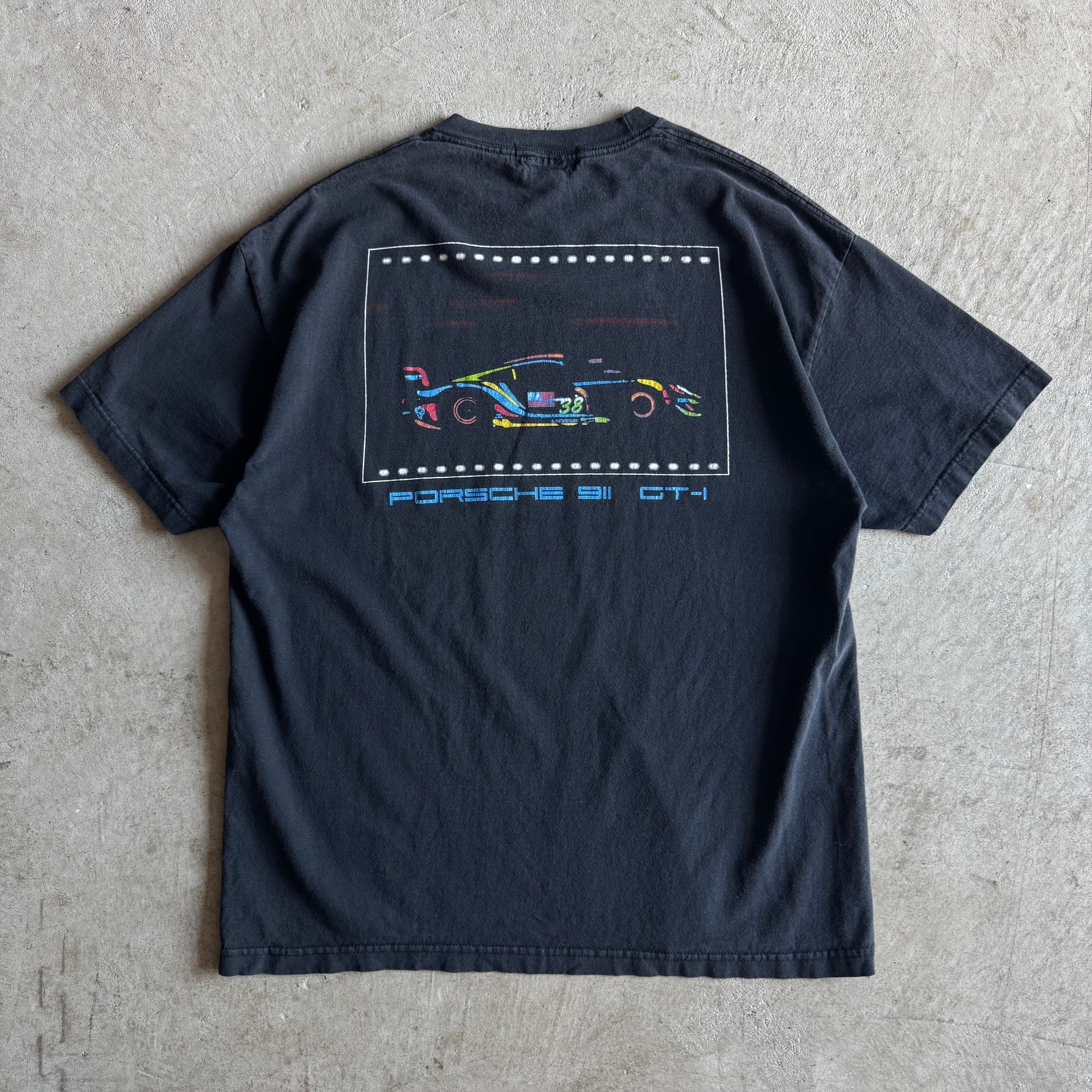 2000s Porsche Selection Champion GT1 Black T Shirt (XL)