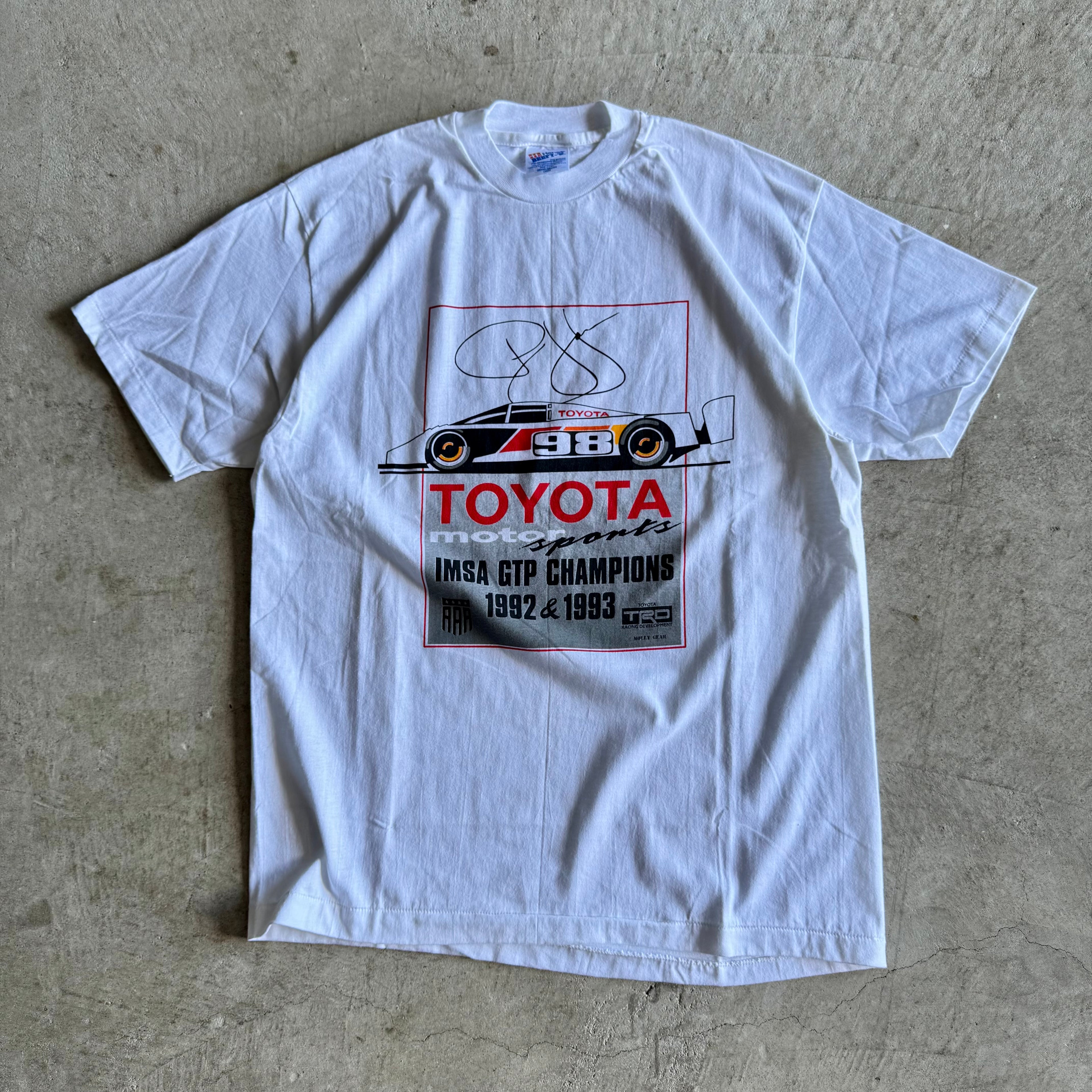 Vintage 90s Toyota Motorsports IMSA GTP Champions 1992 1993 T Shirt Size Large