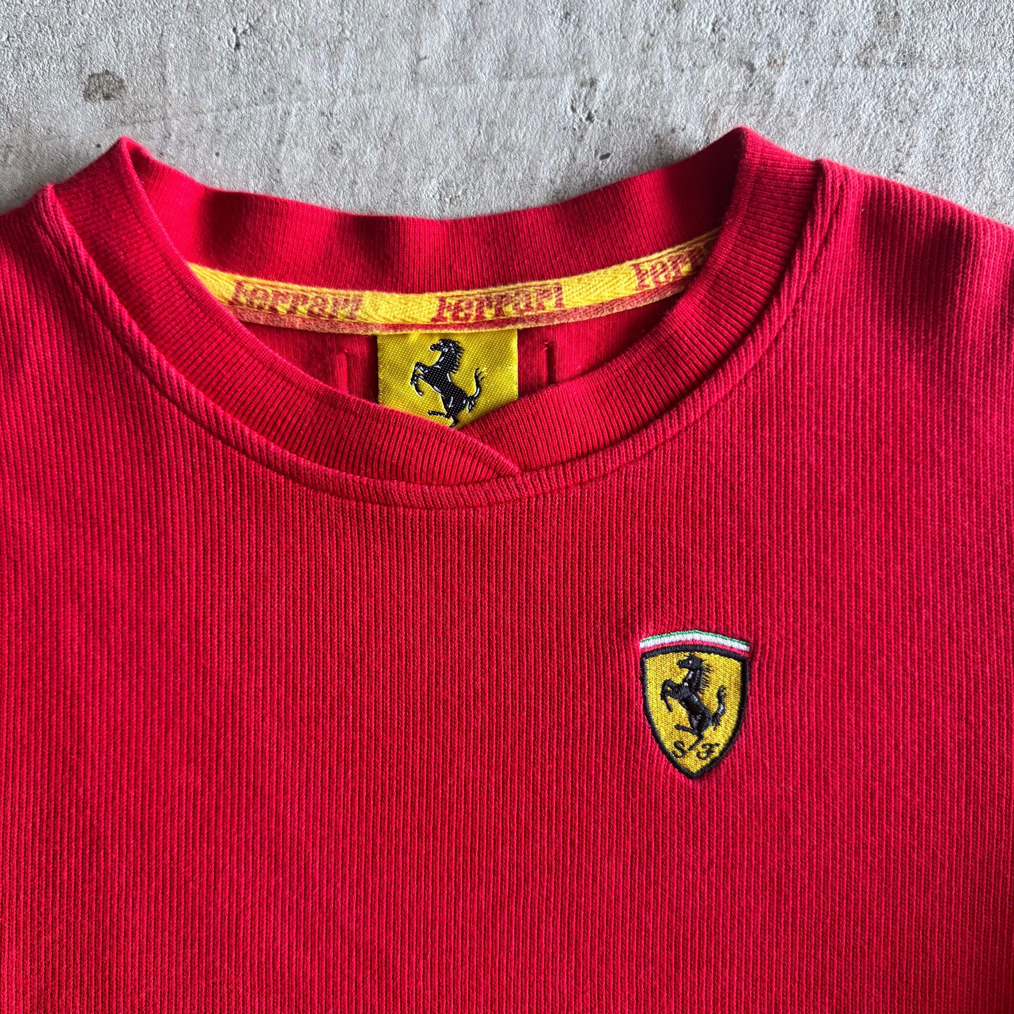 Vintage 90s Ferrari Red Sweater Size Large XL