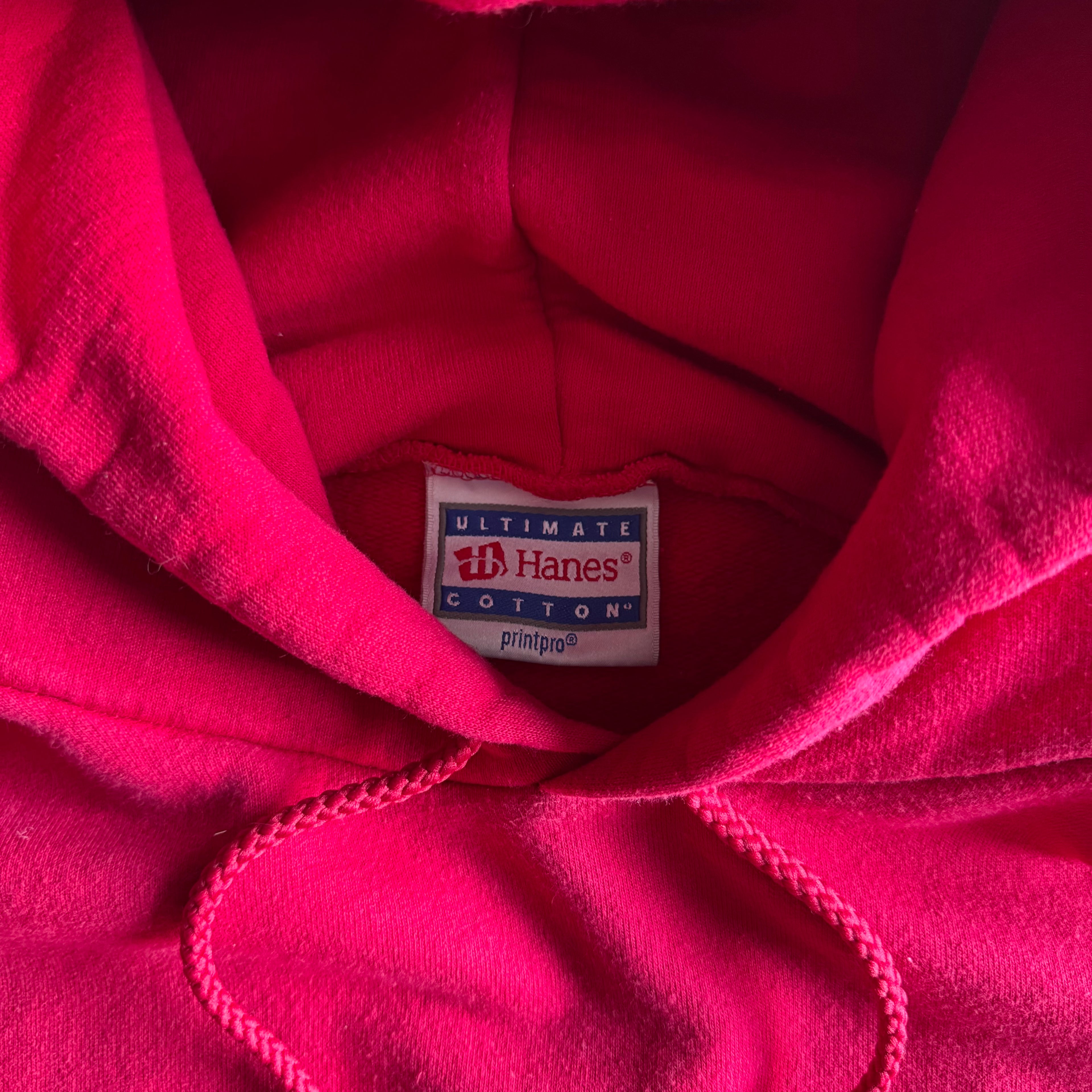 Vintage 90s Toyota TRD Racing Development Red Hoodie Sweater Size XL