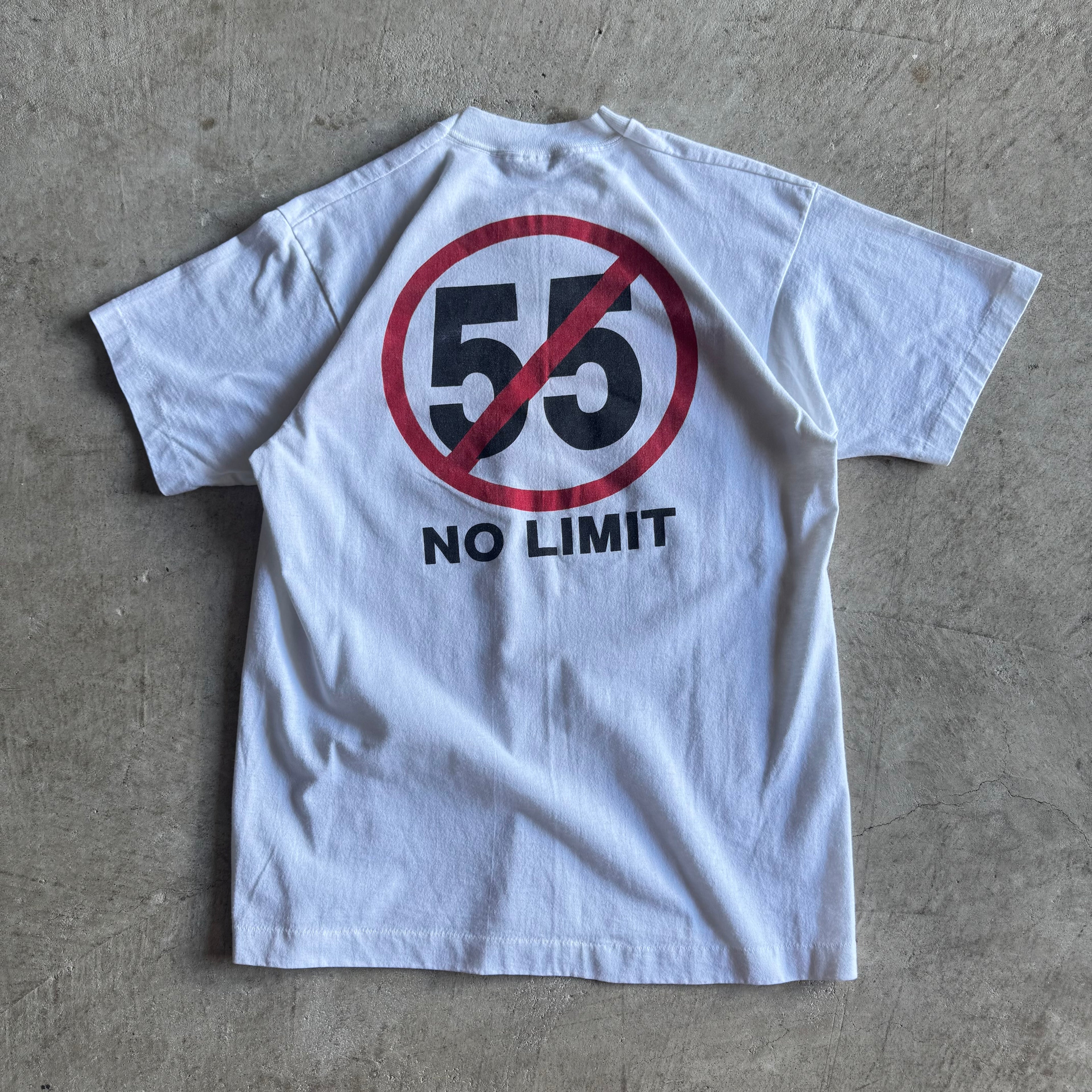 Vintage 80s Marlboro Grand Prix Meadowlands IndyCar White T Shirt Size Large