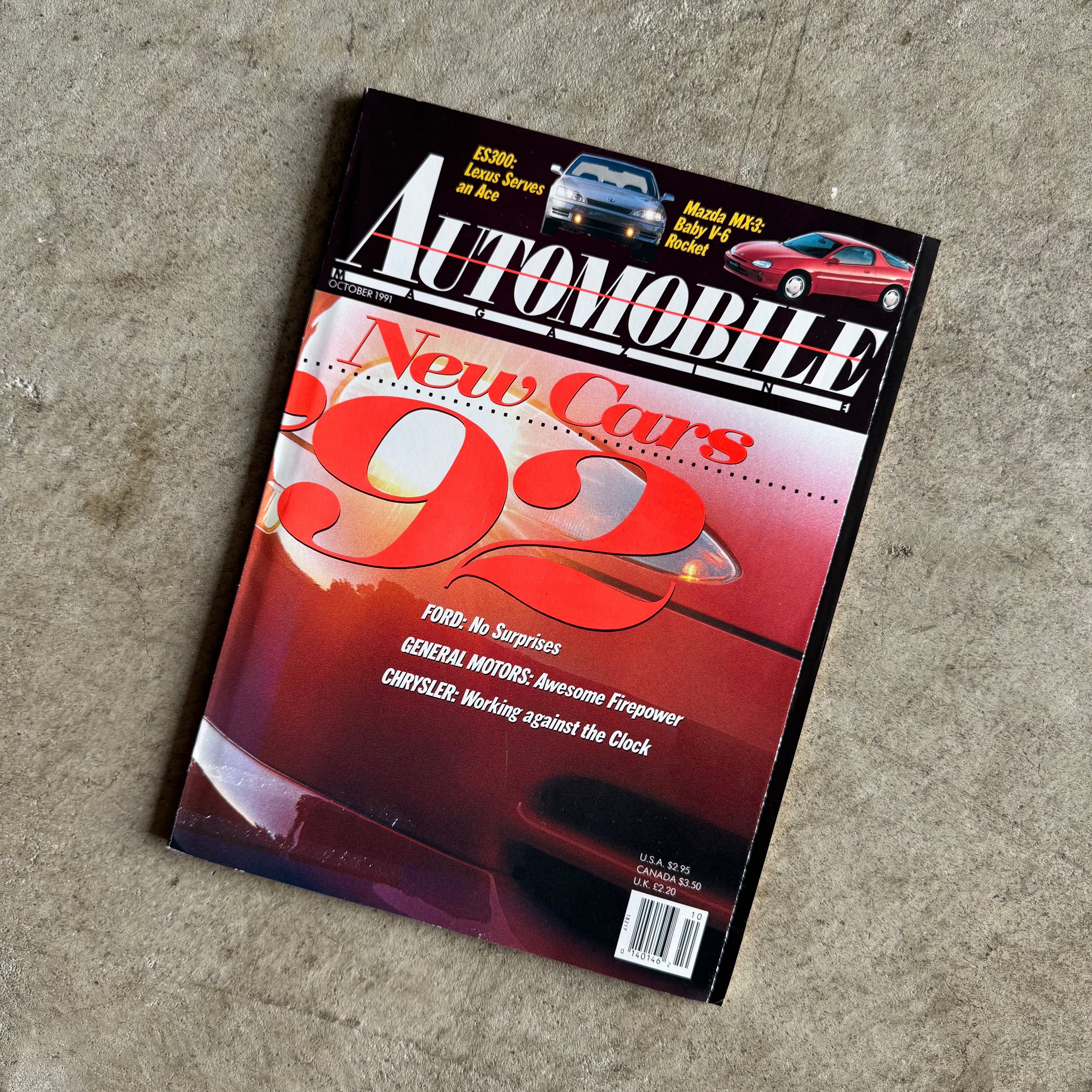 Automobile Magazine October 1991 Volume 6 No. 7