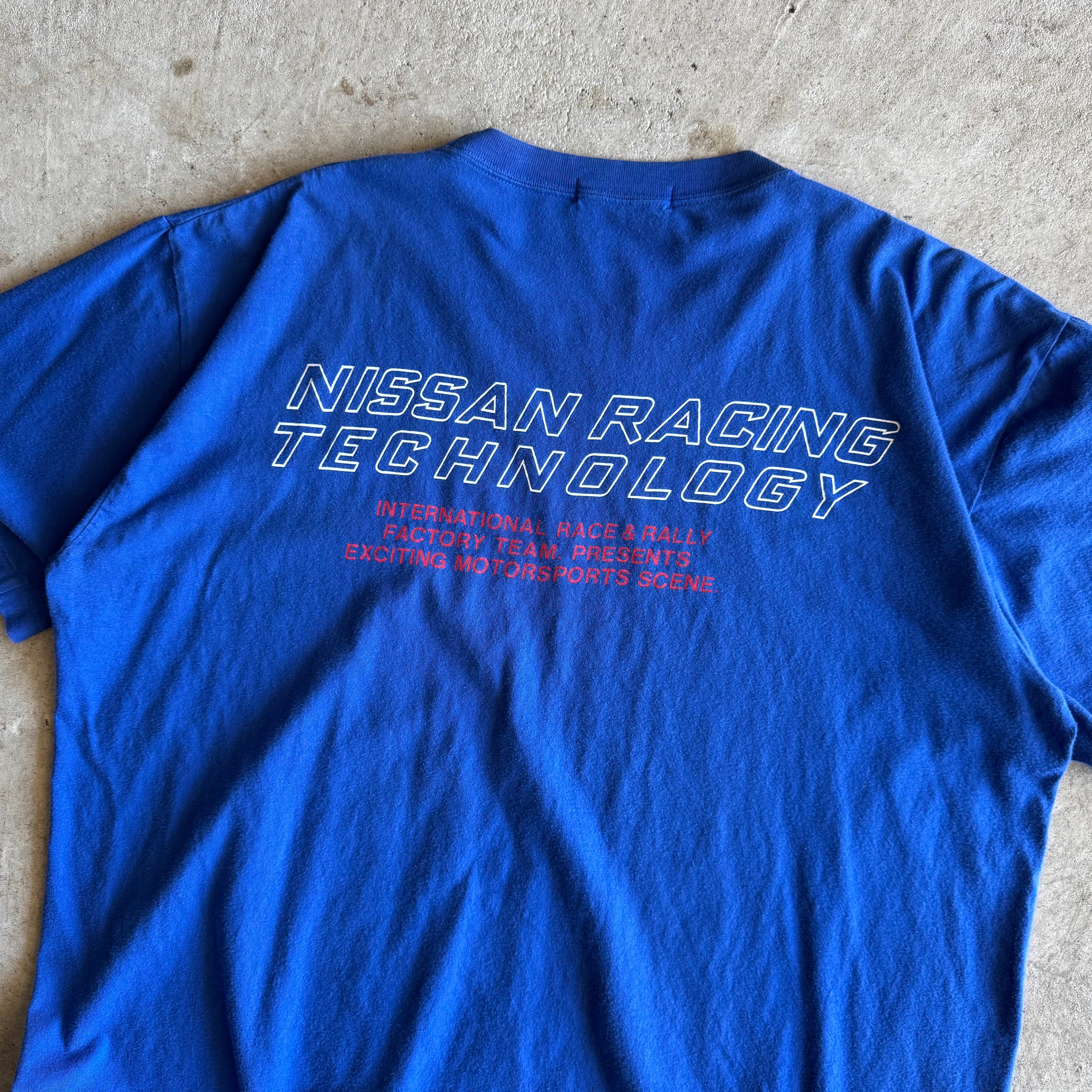 90s Nisan Nismo Racing Blue Team Racing Shirt (L)