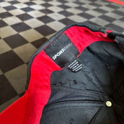 Vintage Nissan Black Red Strapback Hat Cap