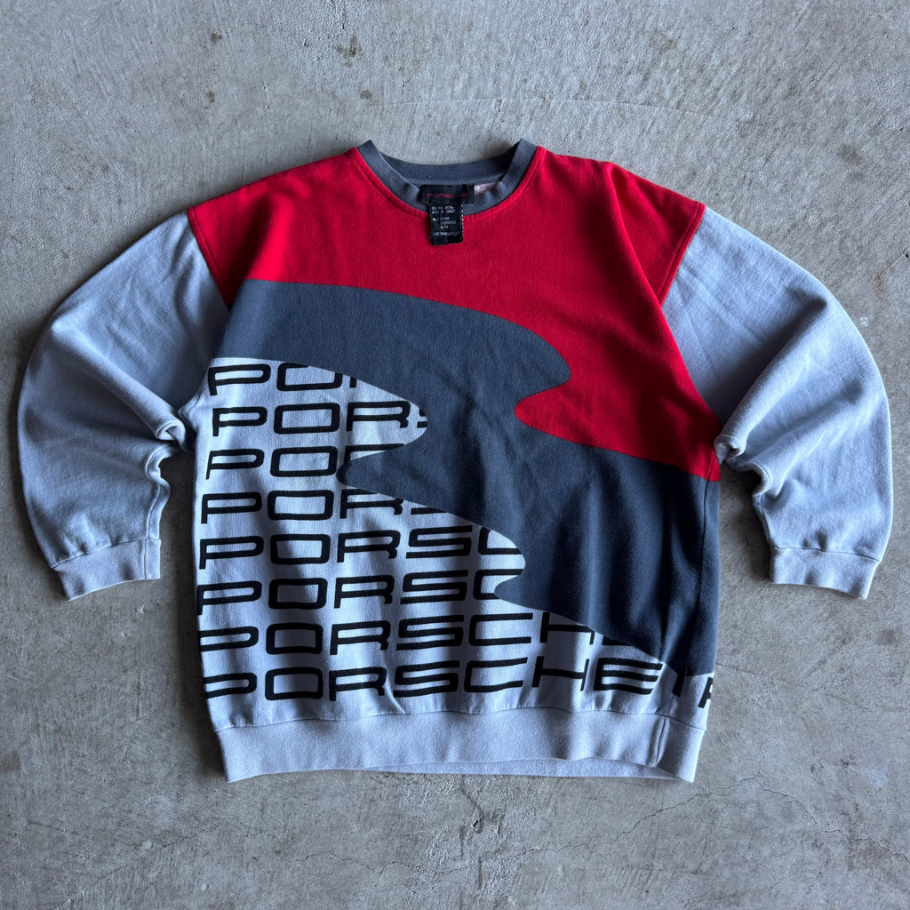 1995 Porsche Selection Motorsport Red Crewneck Sweater (L)