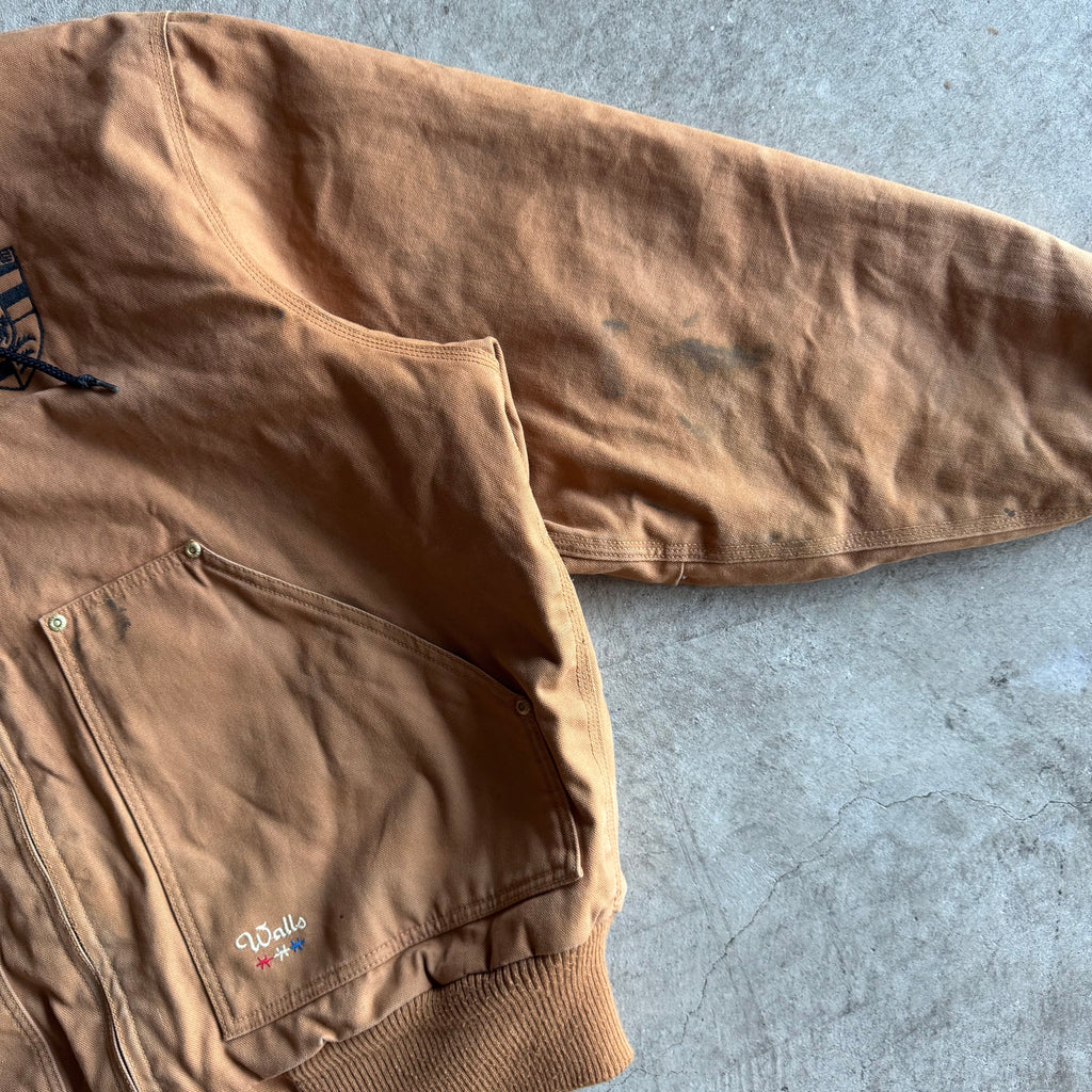 90s Porsche Wallis Brown Workwear Jacket (XL)