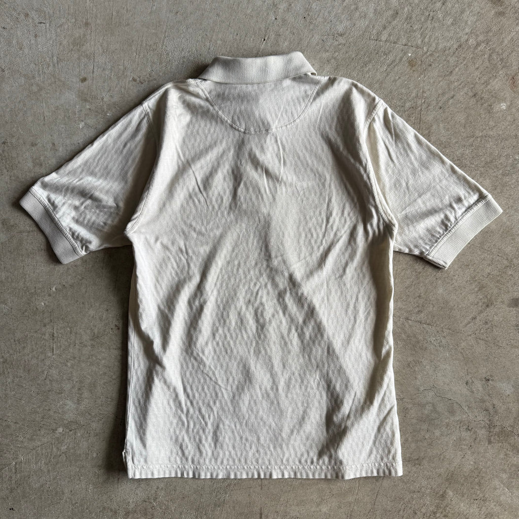 90s Porsche Selection Beige Embroidered Polo Shirt (M)