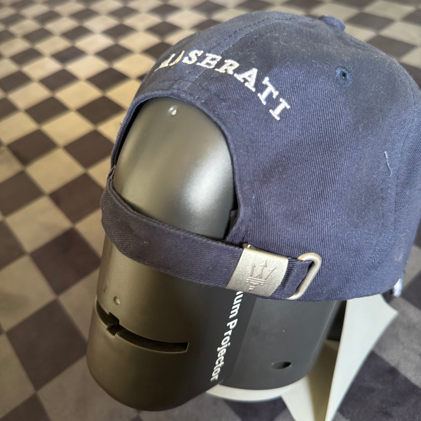 Vintage Maserati Navy Strapback Hat Cap