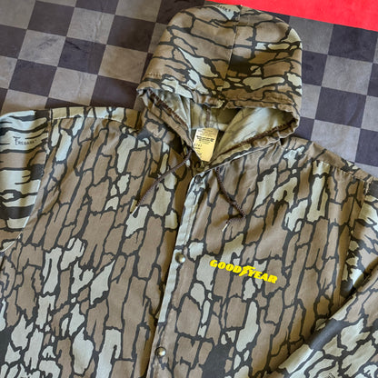 Goodyear Trebark Camo Hooded Jacket Large