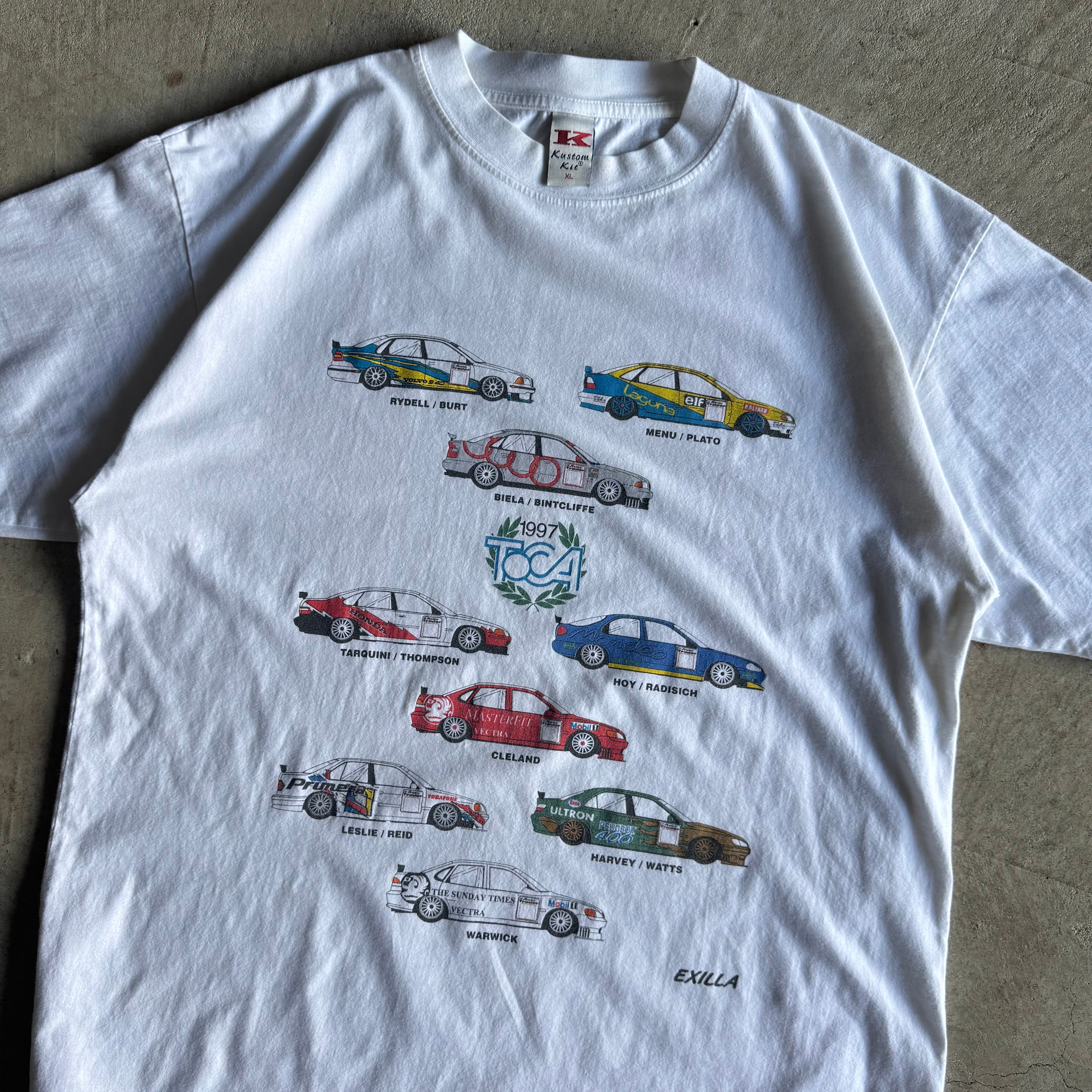 1997 TOCA Touring Car Championship Grid T Shirt (XL)