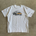 90s Porsche Stein Titanium Carrera S White T Shirt (XL)