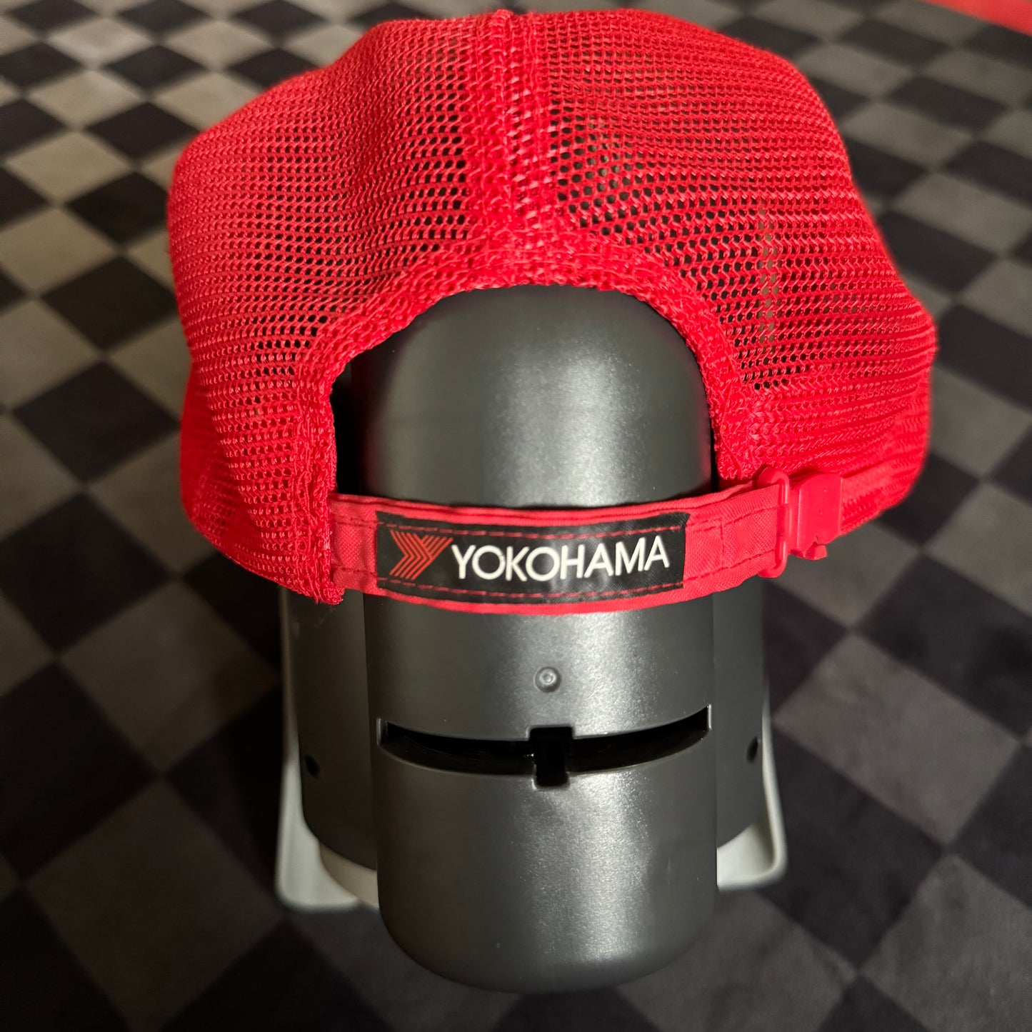Vintage Yokohama Tires Red Trucker Hat