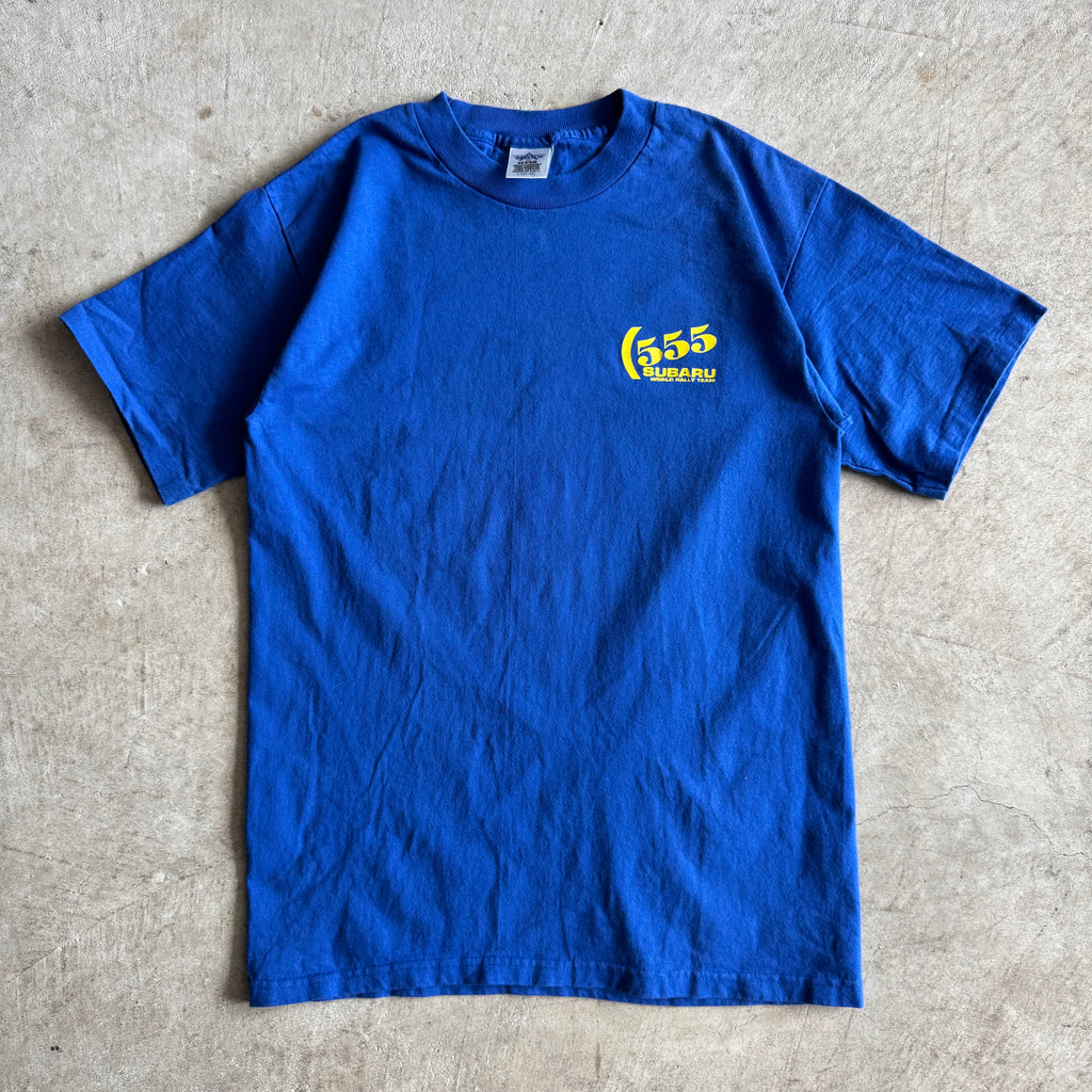 90s Subaru World Rally Team 555 Blue T Shirt (L)