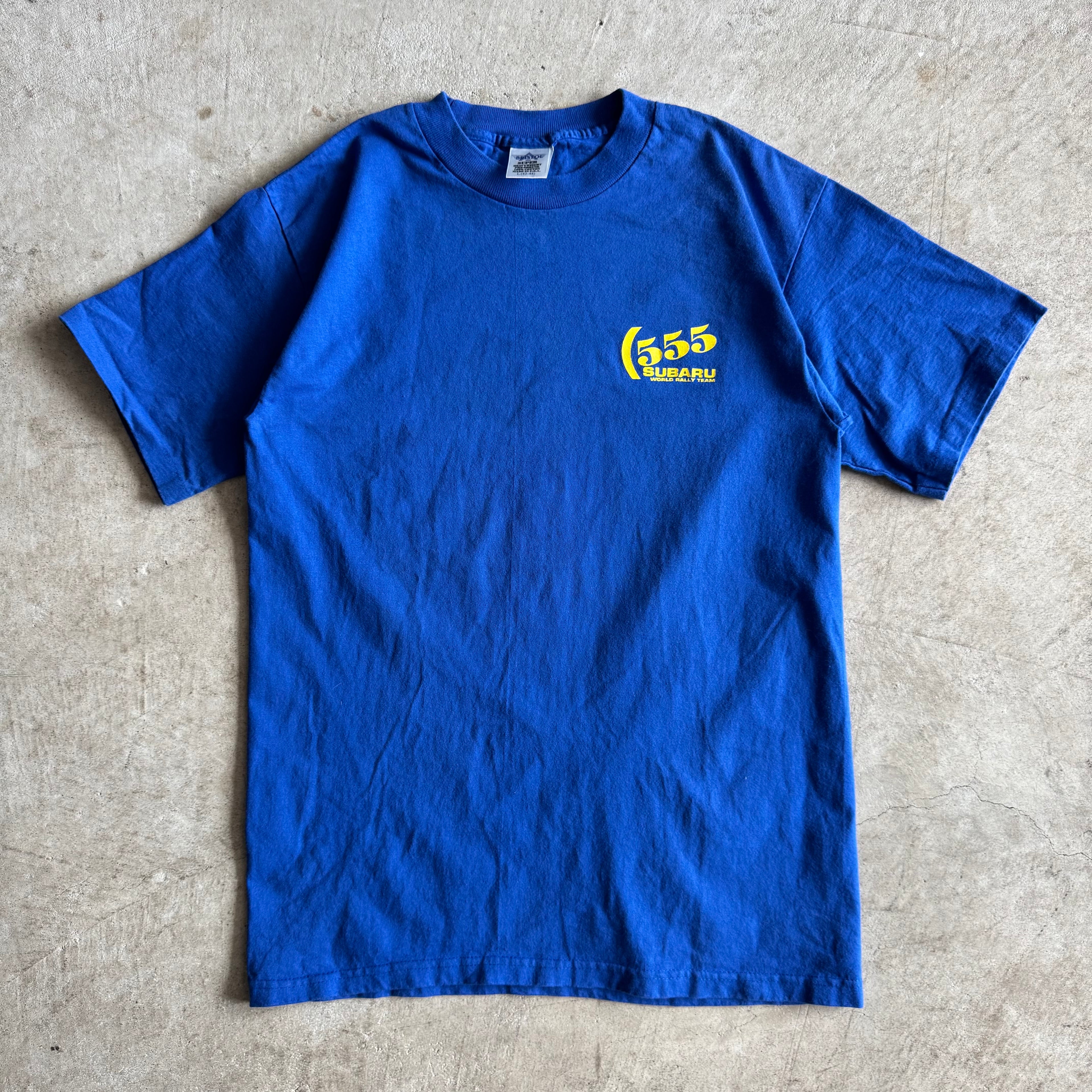 90s Subaru World Rally Team 555 Blue T Shirt (L)