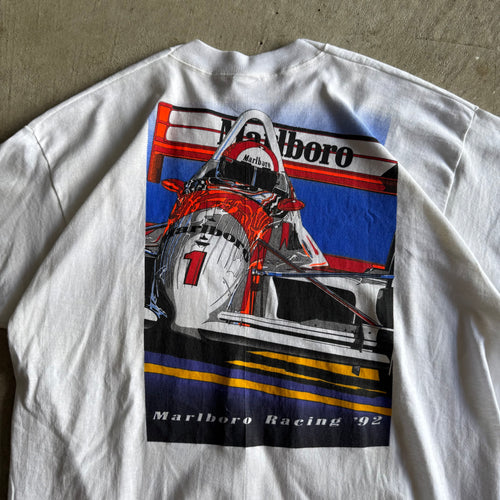 1992 Marlboro Racing Indycar White T Shirt (XL)