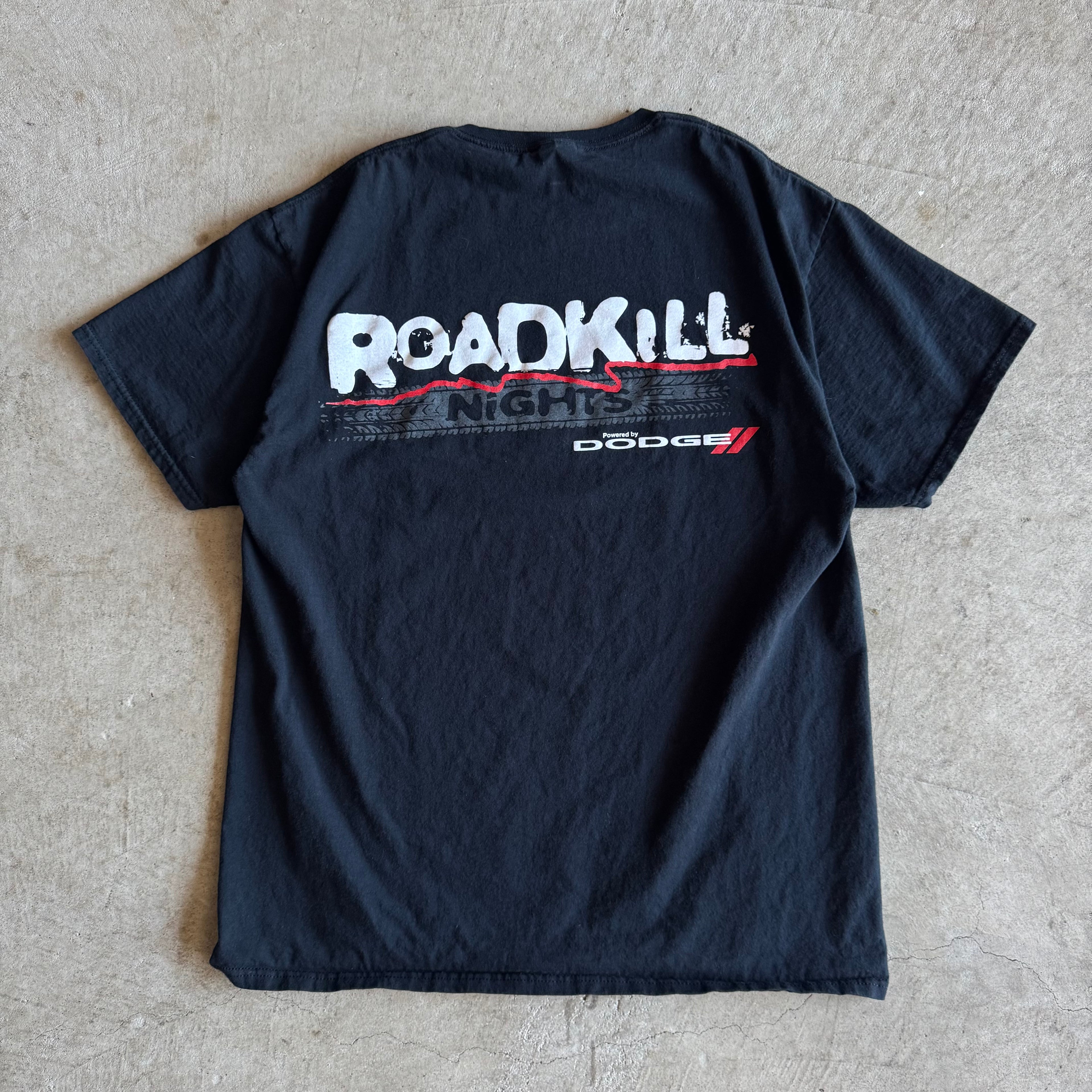 Roadkill Nights Racing Dodge Challenger T Shirt (L)