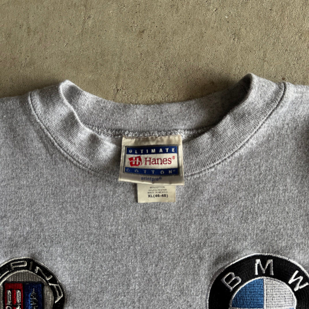 90s BMW Alpina Motorsports Grey Crewneck Sweater (XL)